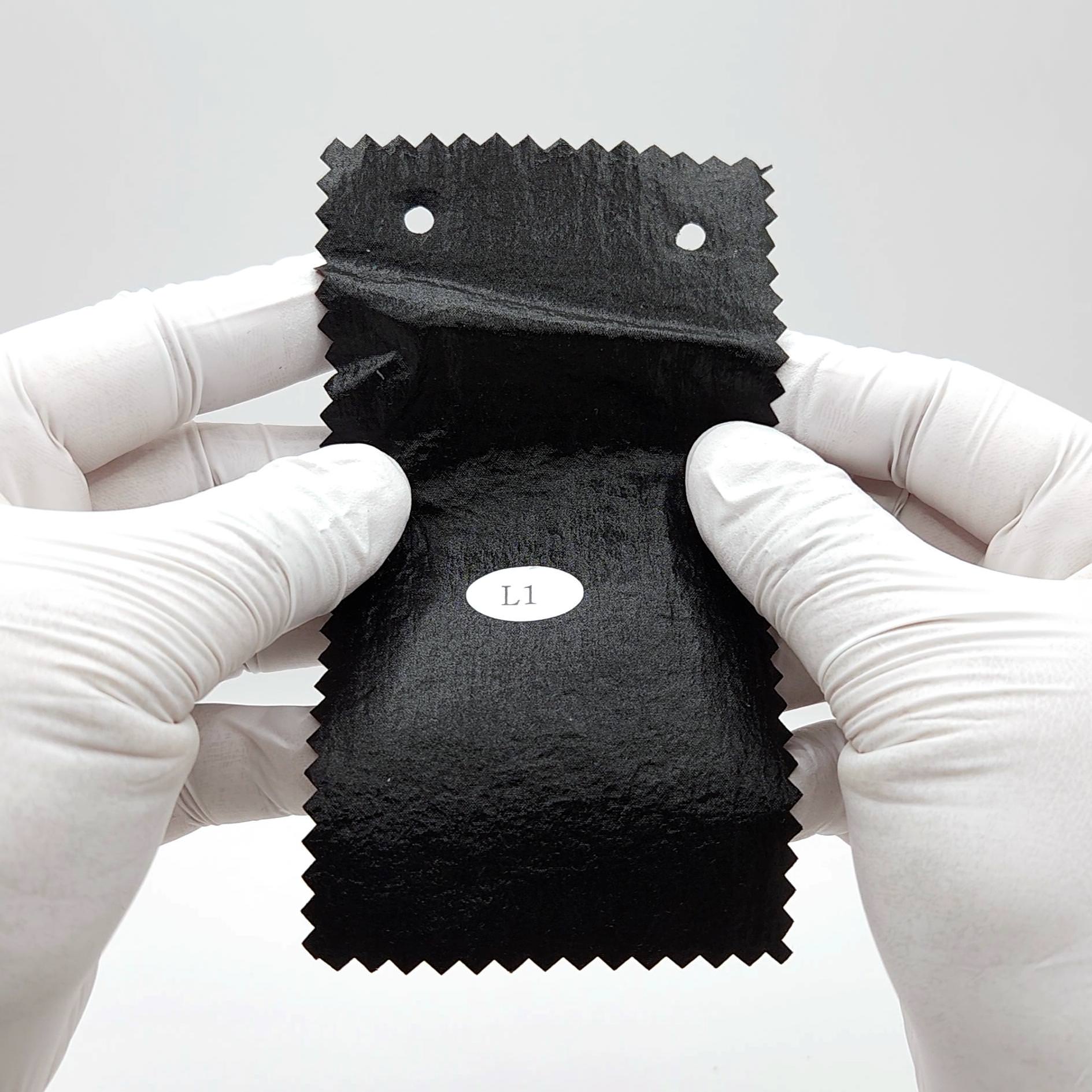 Solid Crinkled Nylon Woven Fabric - FAB 1702 -