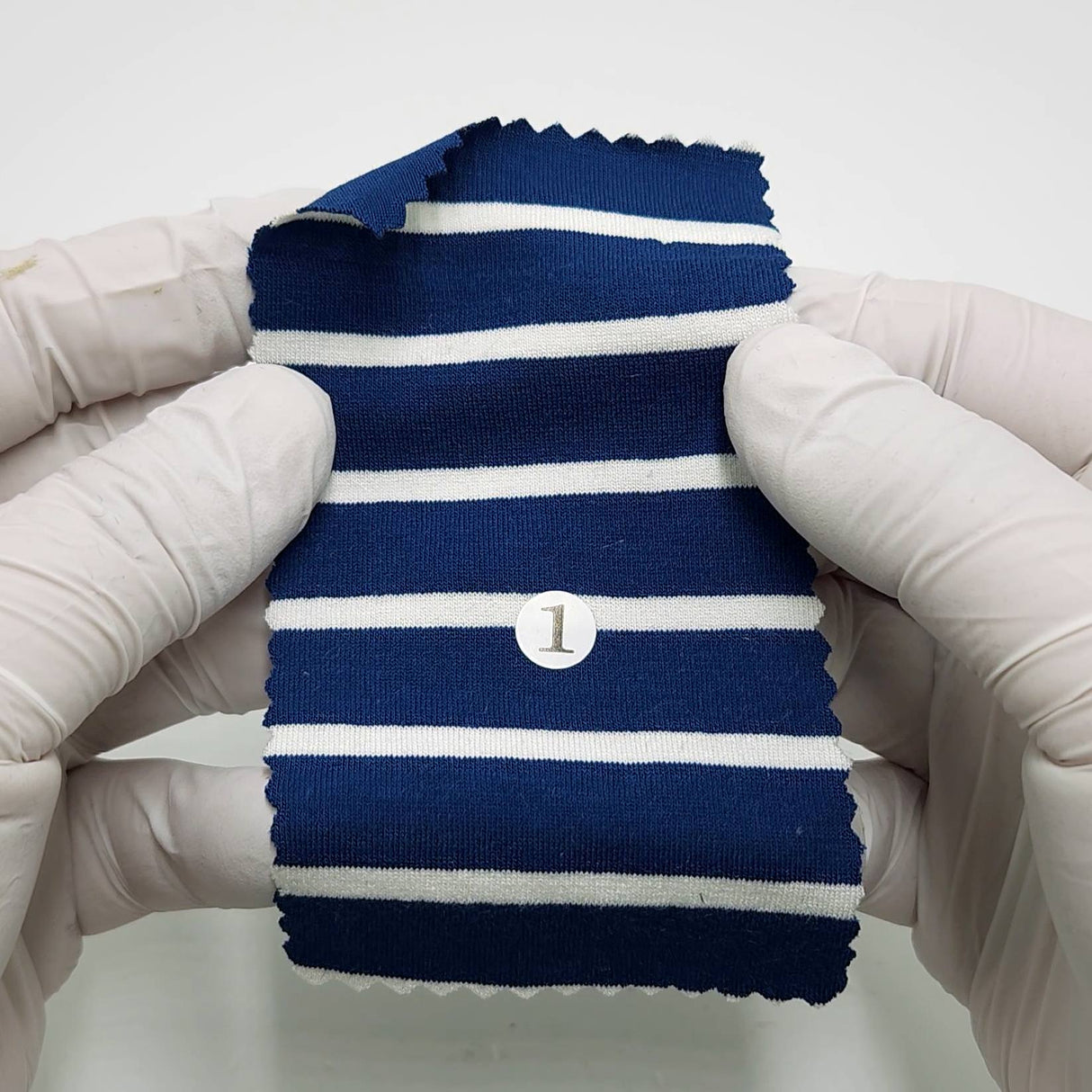 Solid Stripe Jersey Rayon Spandex Knit Fabric - FAB1726 - 1.Blue-2.Navy-3.Black-4.Red-5.Mellange-6.Olive-7.Dusty Pink-8.Red-9.White/Pink-10.White/Blue