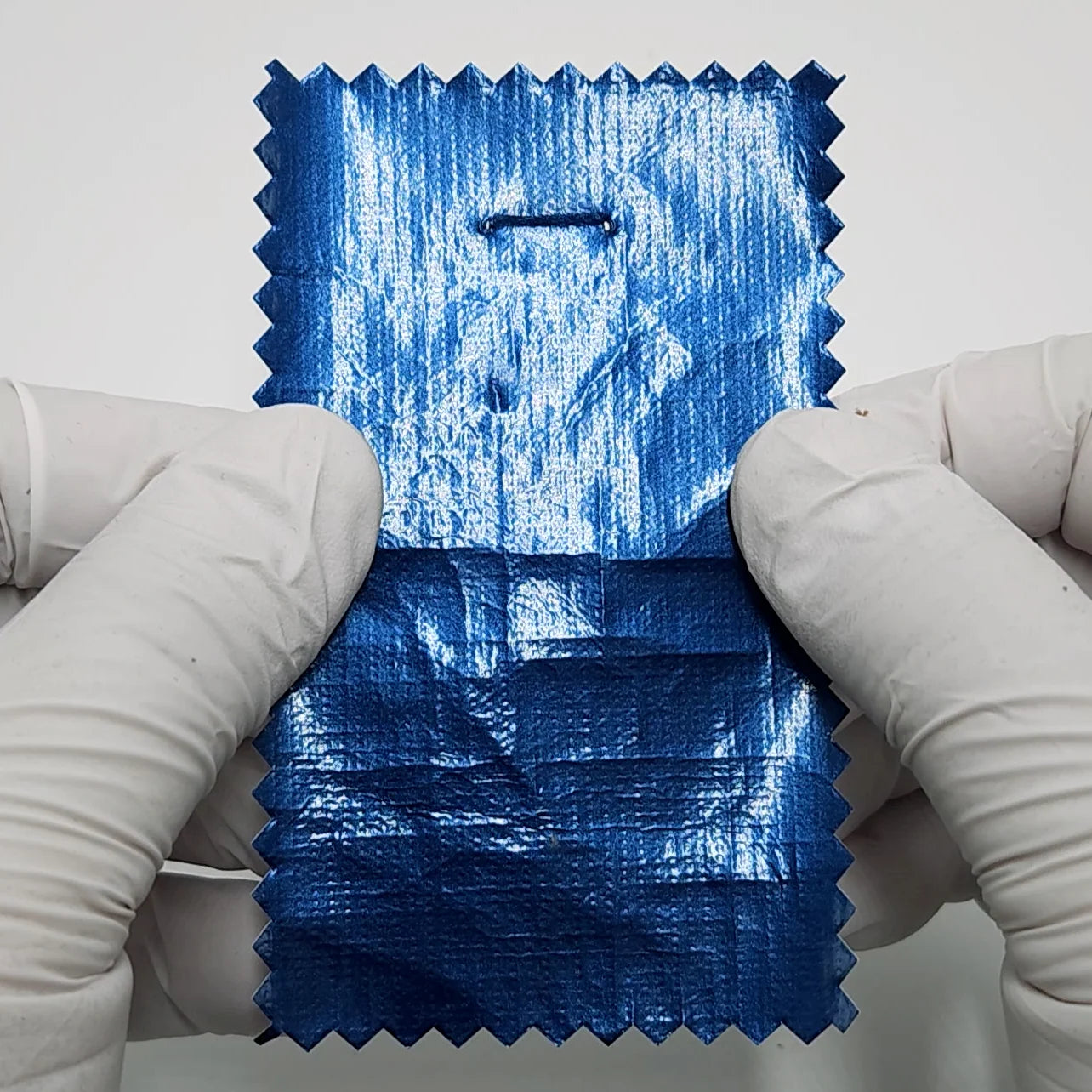 1.Blue-2.Lavender-3.Coral-4.Gold-5.Silver - Enamel Solid Shiny Polyurethane Polyester Woven Fabric - FAB 1765