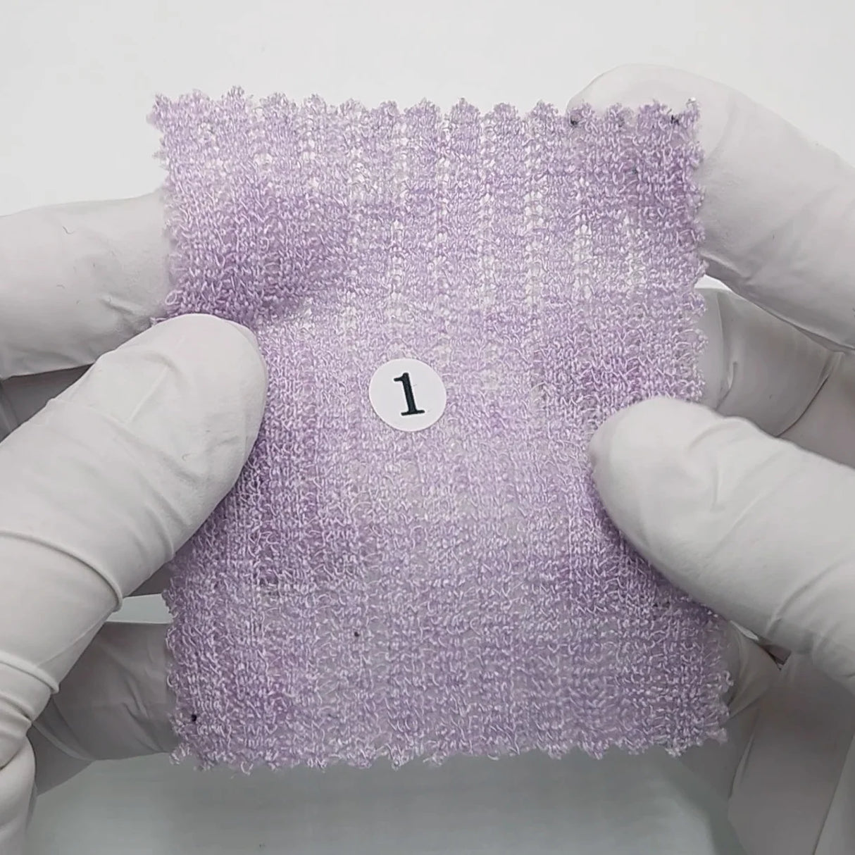 Solid Rib Polyester Spandex Knit Fabric - FAB1767 - 1.Lavender-2.Pale lemon-3.Salmon pink-4.Baby blue-5.Steel blue-6.Ivory-7.N/A-8.Sage gray-9.Celadon-10.Taupe