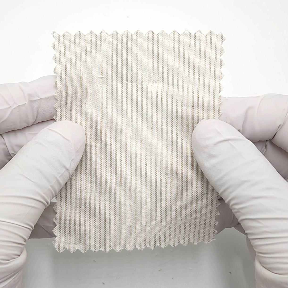 Pin Stripe Plain Cotton Woven Fabric - FAB1796 - 1.Ivory-2.Pearl-3.Light Blue-4.Light Pink-5.Pale Yellow-6.Gray-7.Medium Gray-8.Light Blue-9.Light Pink-10.Light Gray