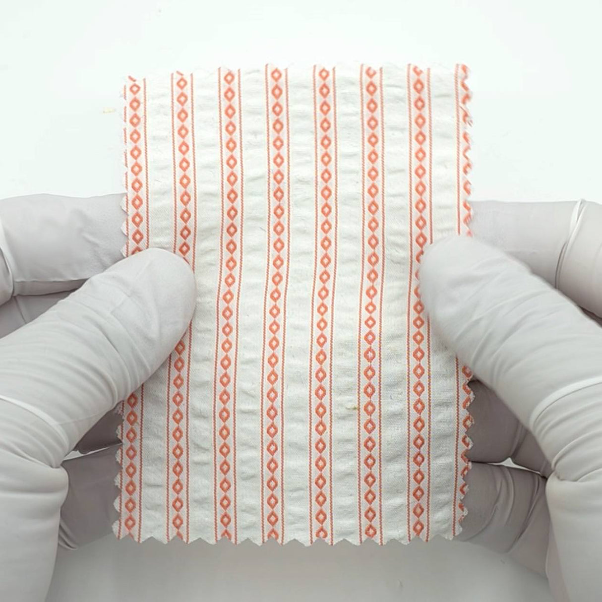 Stripe Jacquard Cotton Polyester Woven Fabric - FAB1820 - 1.Pink-2.Silver-3.Beige-4.Blue-5.Green-6.Royal Blue-7.Gold-8.Brown-9.Navy-10.Black