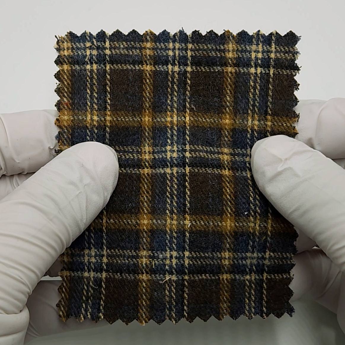 Tartan Check Brushed Cotton Woven Fabric - FAB 1759 -
