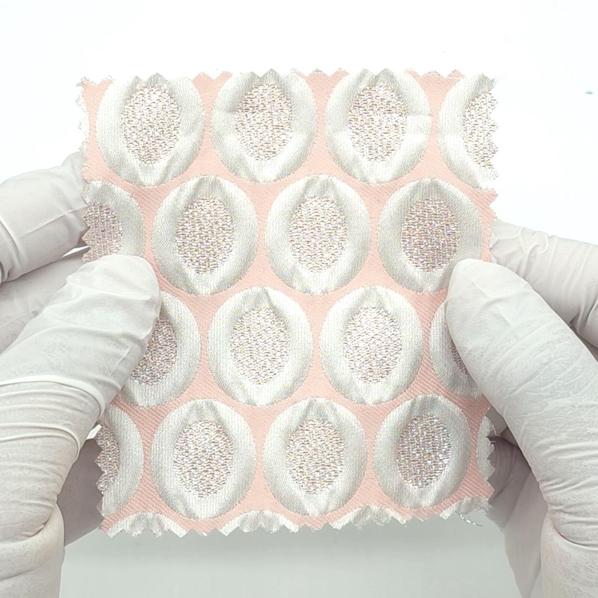 Geometric Polyester Nylon Woven Fabric - FAB1977
