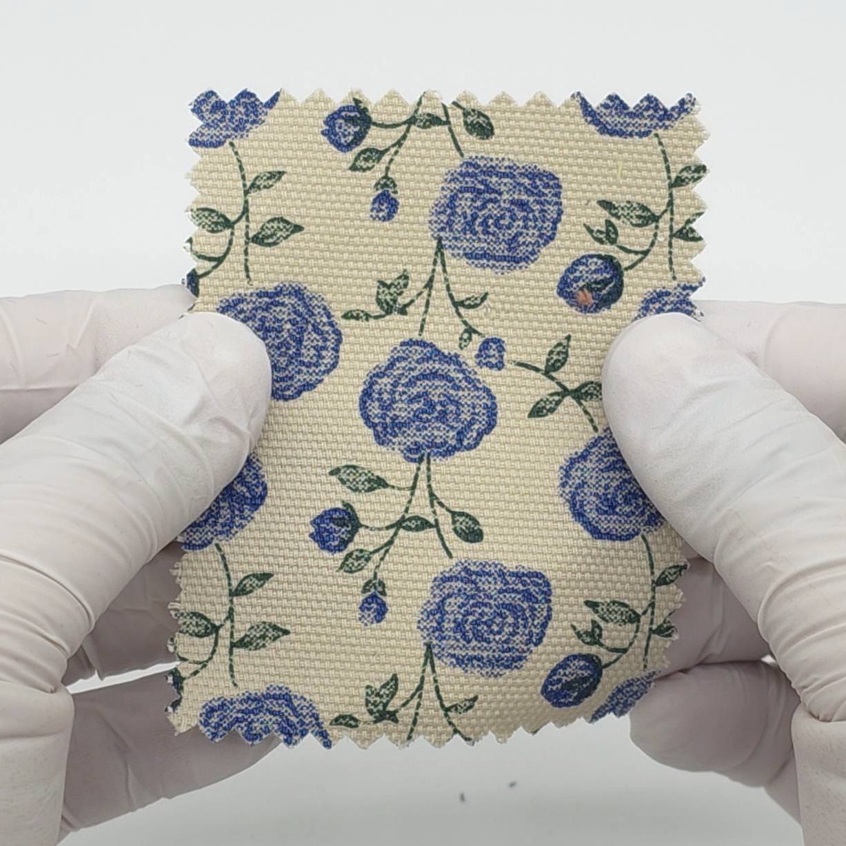 10 Count Floral Oxford Cotton Woven Fabric - FAB1912 - Main