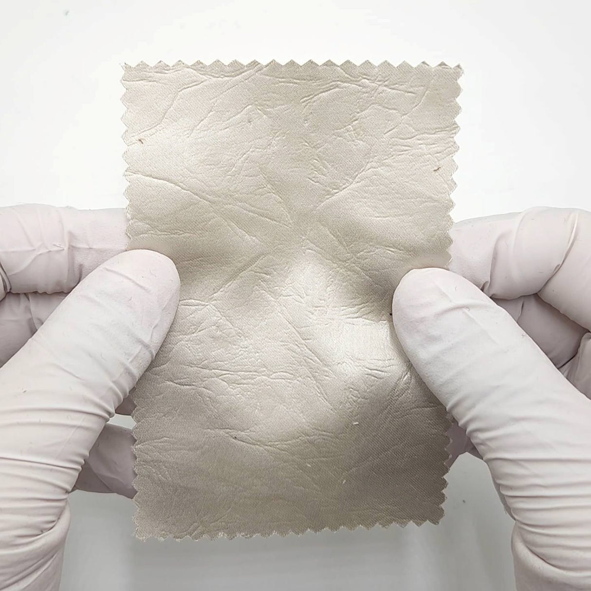 Solid Crease Satin Polyester Woven Fabric - FAB1791 - 1.Light grey-2.White-3.Cream-4.Ivory-5.Tan-6.Taupe-7.Medium grey-8.Camel brown-9.Dark brown-10.Chocolate brown