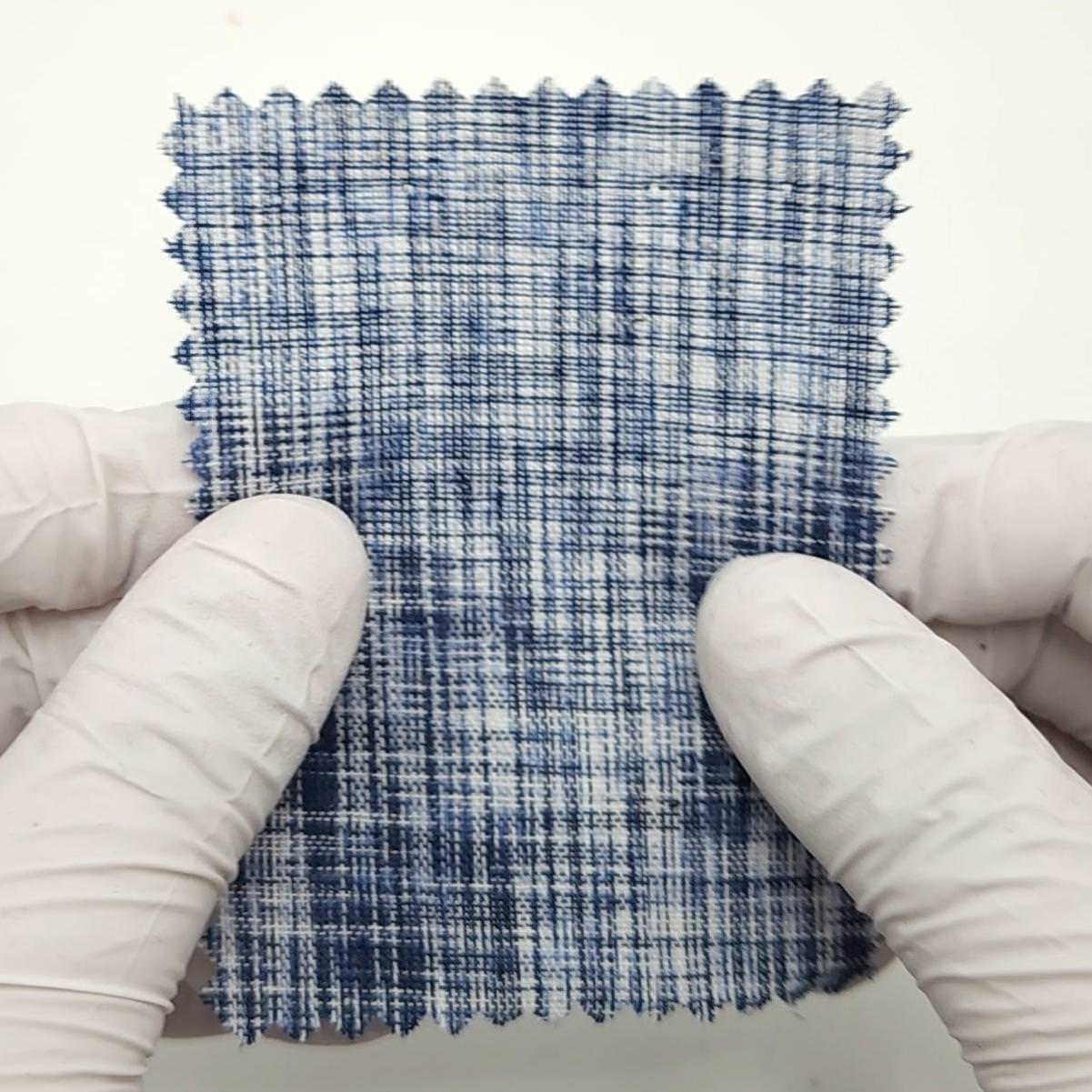 Solid Denim Tweed YarnDyed Cotton Woven Fabric - FAB 1773 -