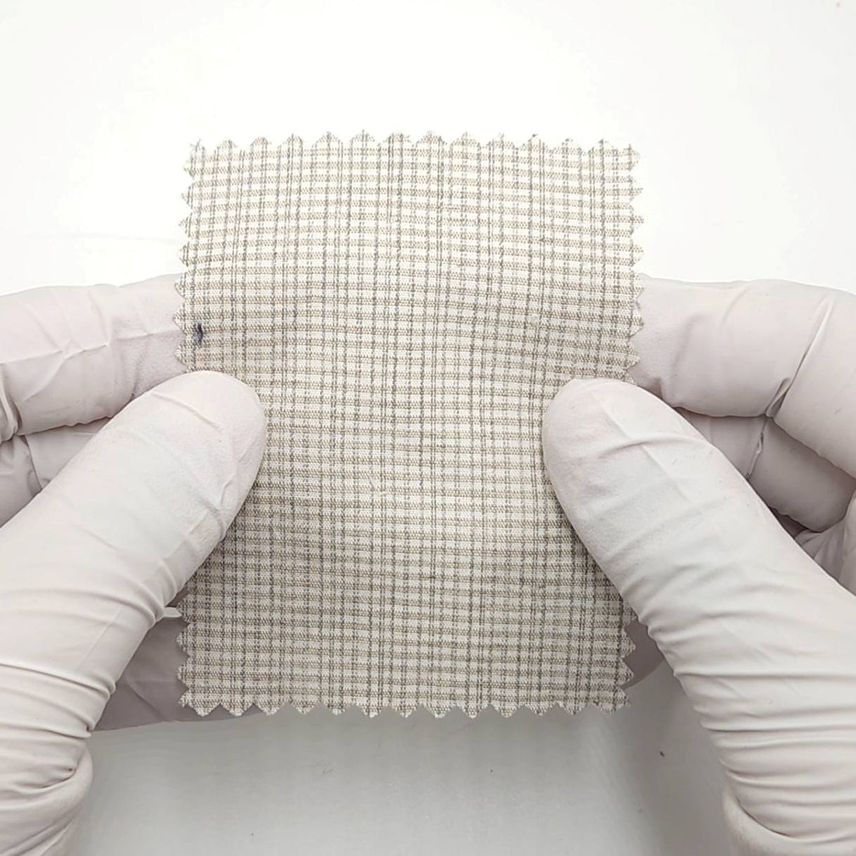 Subtle Grid Check Plain Cotton Woven Fabric - FAB1795 - 1.Light Beige-2.Taupe-3.Medium Gray-4.Charcoal Gray-5.Light Gray-6.White-7.Light Blue-8.Light Pink-9.Gray-10.Medium Gray