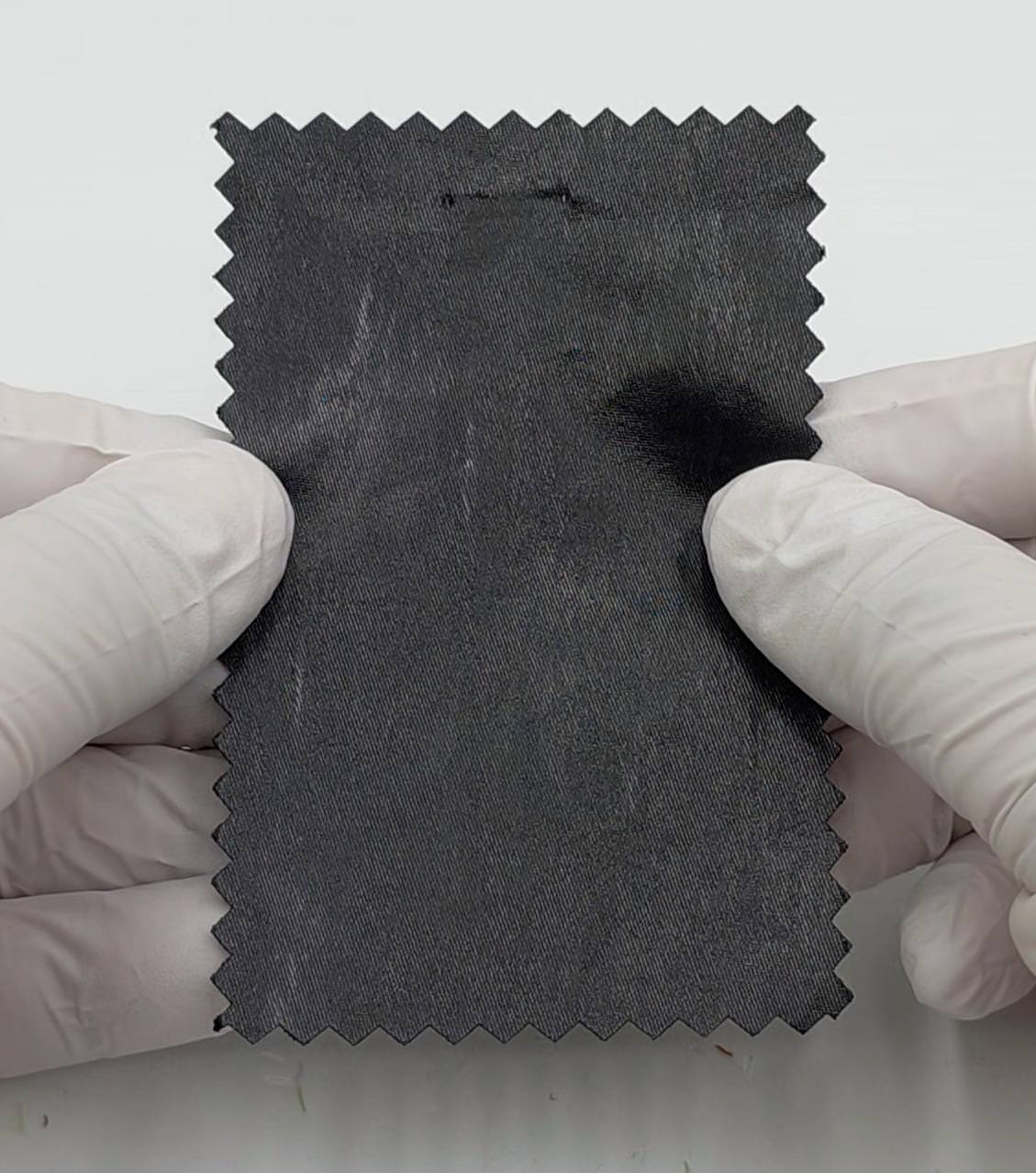 1.Black-2.Light Gray-3.Olive Green-4.Sage Green-5.Light Blue Gray - Coated Crush PU Nylon Woven Fabric - FAB 1832