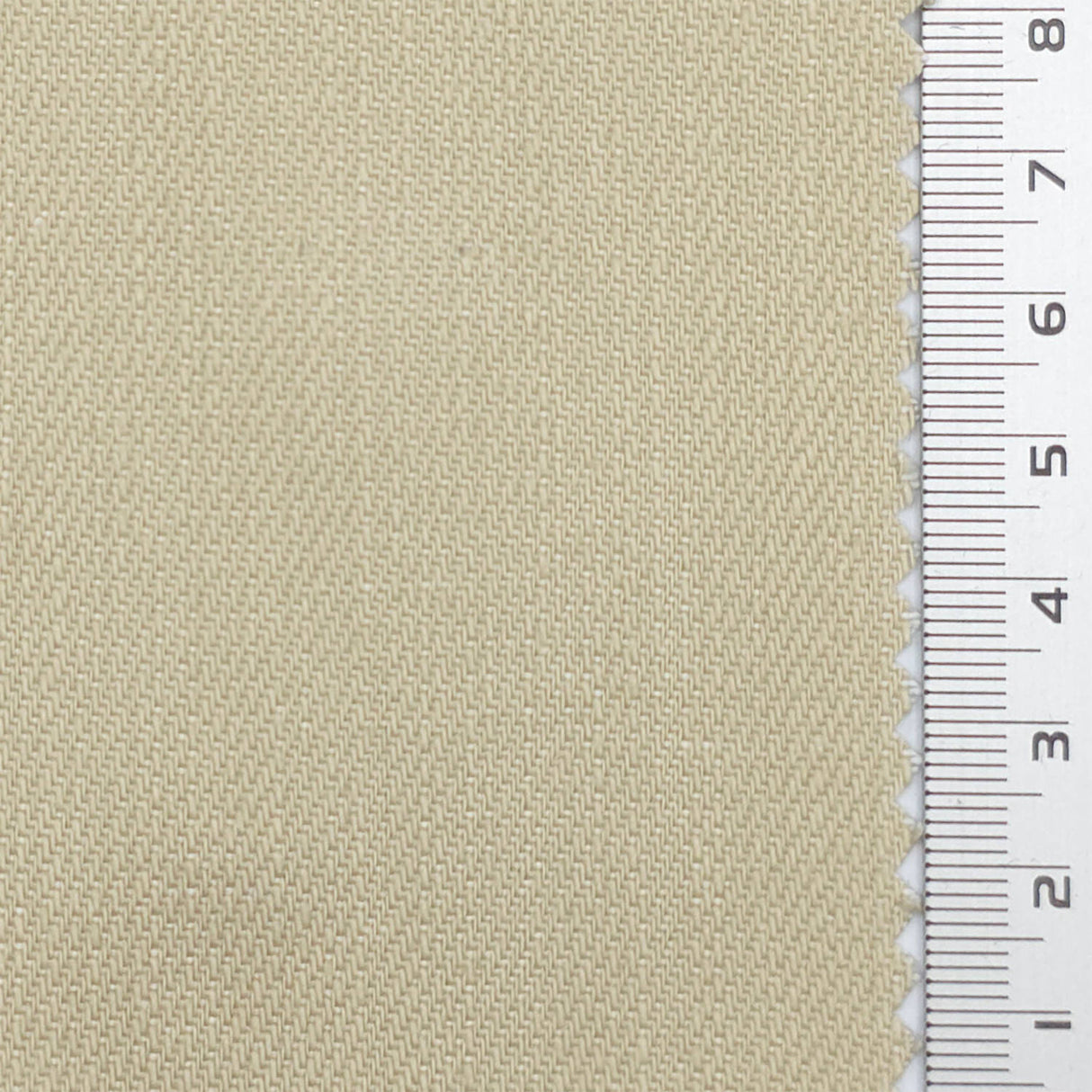 Khaki Slim Non-fade Cotton Woven Fabric - FAB1839