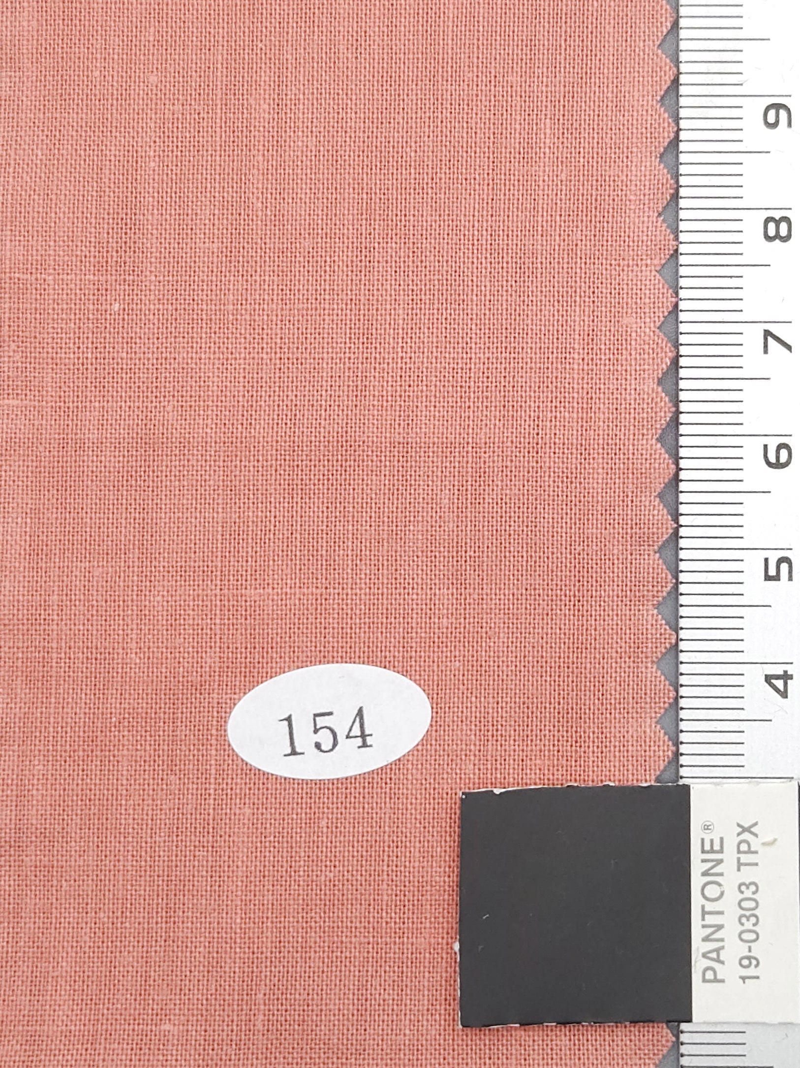Linen Cotton Woven Fabric - FAB 1267 - 10.Dark Salmon