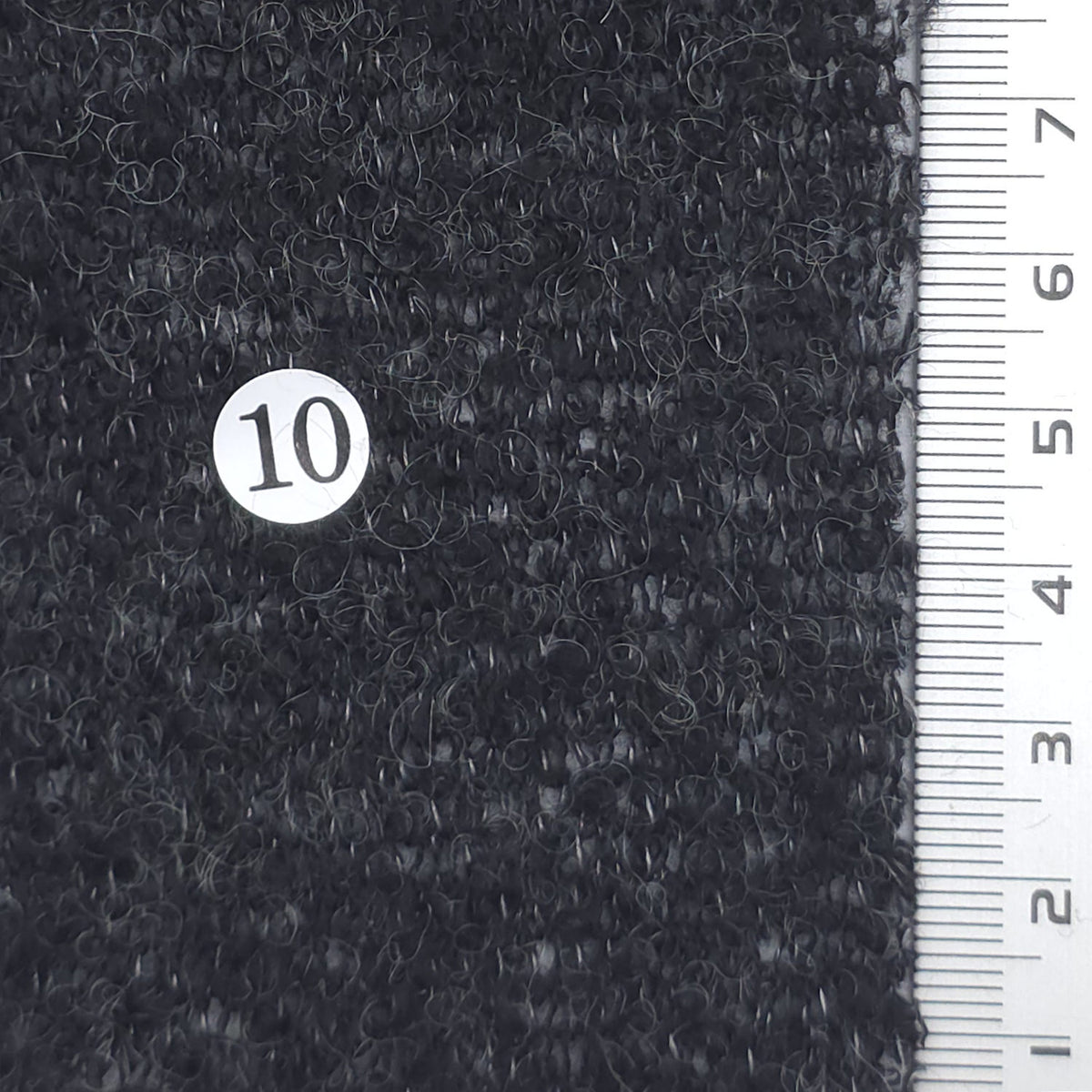 Boucle Acrylic Nylon Wool Knit Fabric - FAB1974 - Charcoal