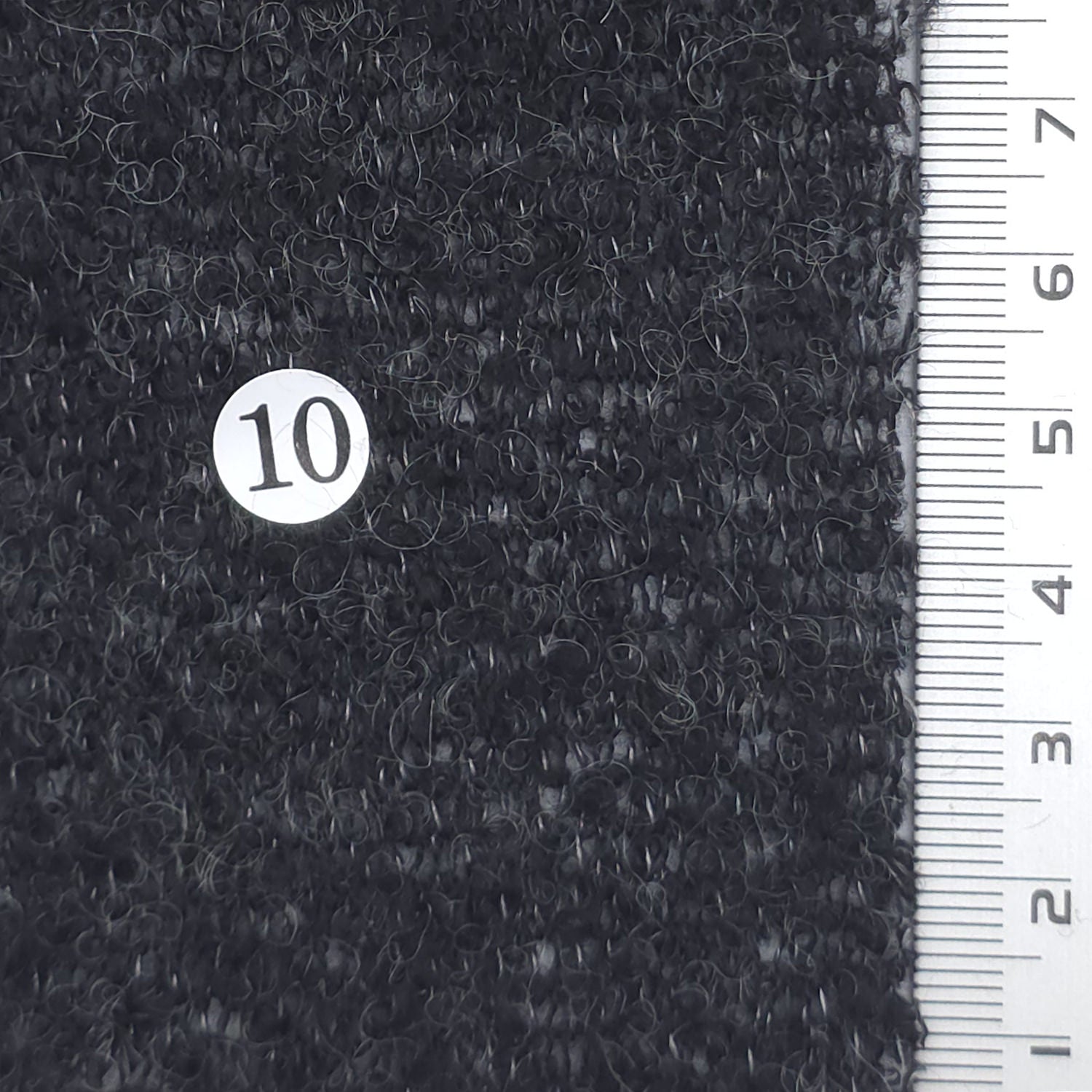 Boucle Acrylic Nylon Wool Knit Fabric - FAB1974 - Charcoal