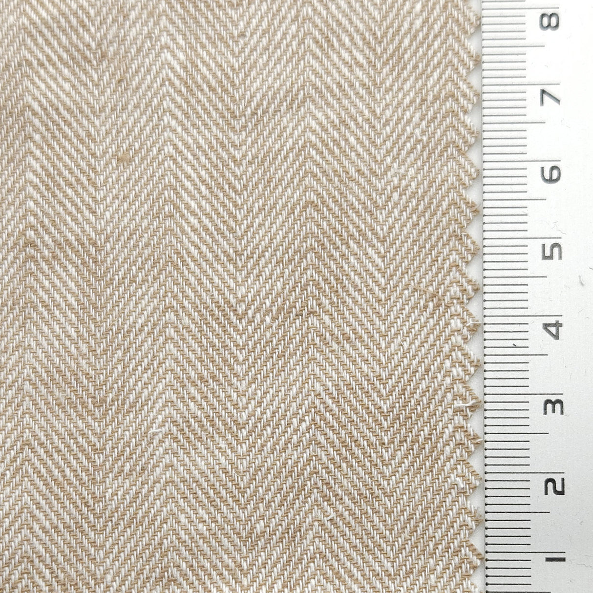 Herringbone YarnDyed Linen Rayon Woven Fabric - FAB1650 - 1.Maverick-2.Rose-3.Periwinkle-4.Heather-5.Clam Shell-6.Barley White-7.Raffia-8.Tasman-9.Arrowtown-10.Napa