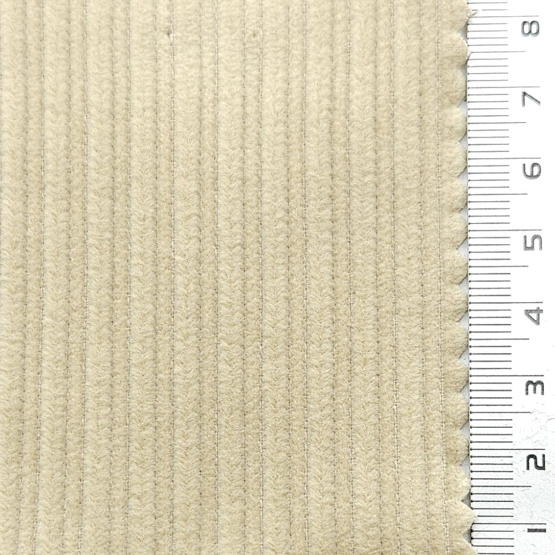 8Wale Solid Corduroy Cotton Woven Fabric - FAB 1657 - 10.Coconut Cream