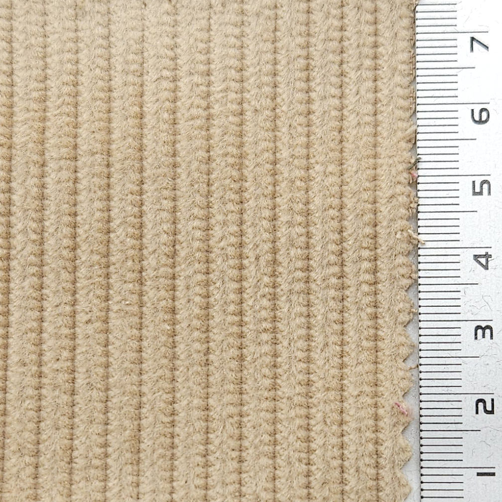 6Wale Solid Corduroy Cotton Woven Fabric - FAB 1656 - 10.Cashmere