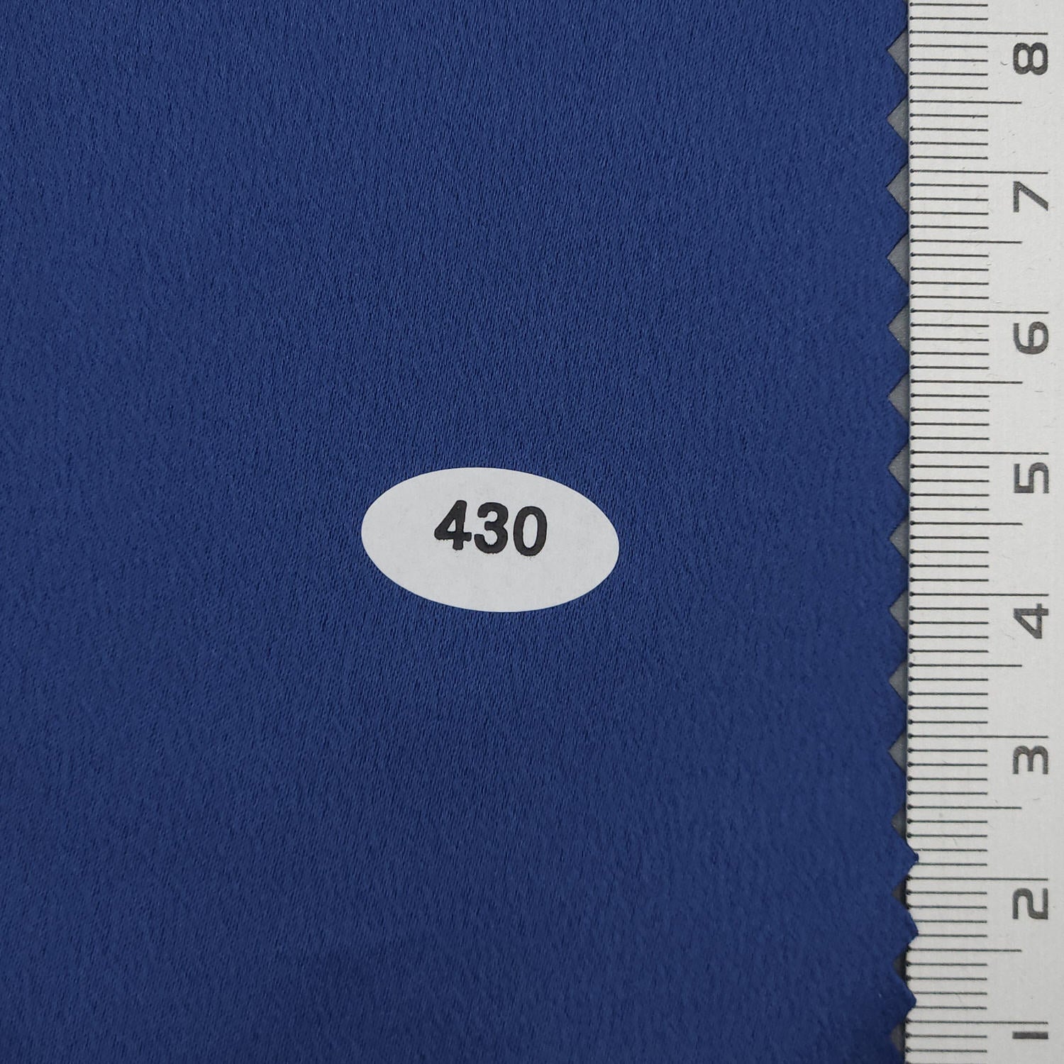 Solid Crepe Charmeuse Satin Polyester Woven Fabric - FAB 1739 - 10.Navy