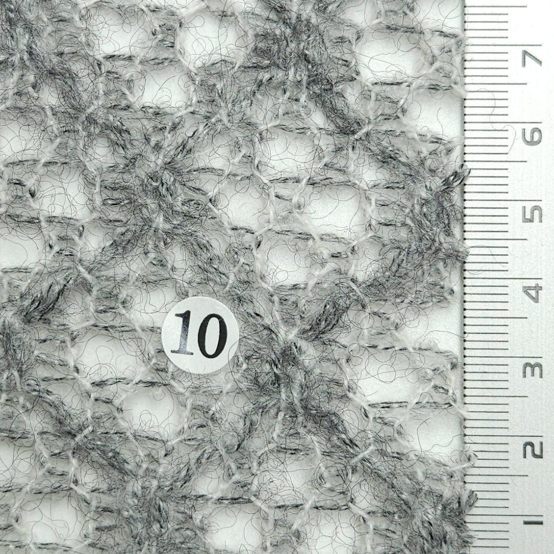 Solid Brushed Mesh Wool Acrylic Knit Fabric - FAB 1594 - FAB1594-10
