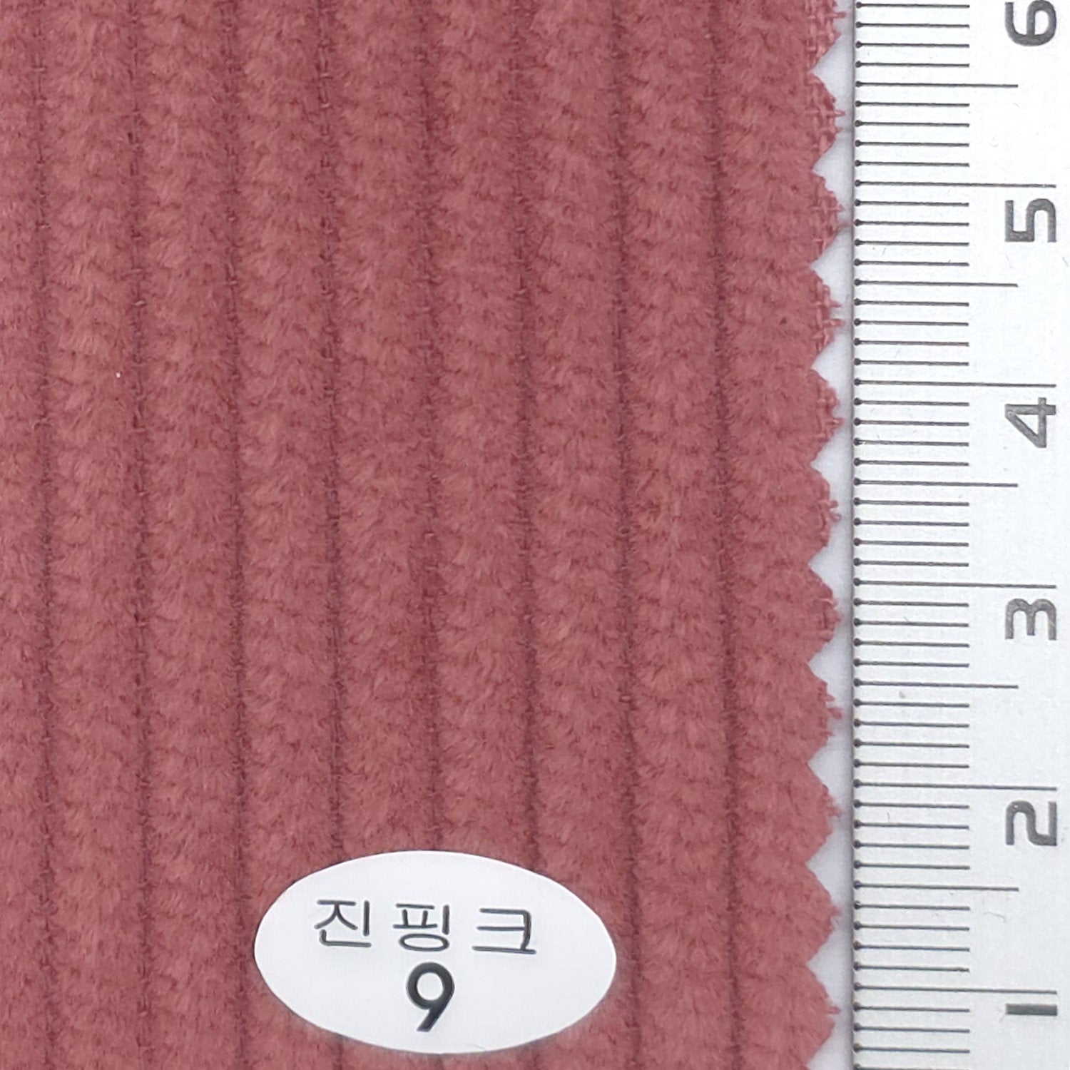 Deep Pink - 6Wale Solid Corduroy Cotton Woven Fabric - FAB 1656