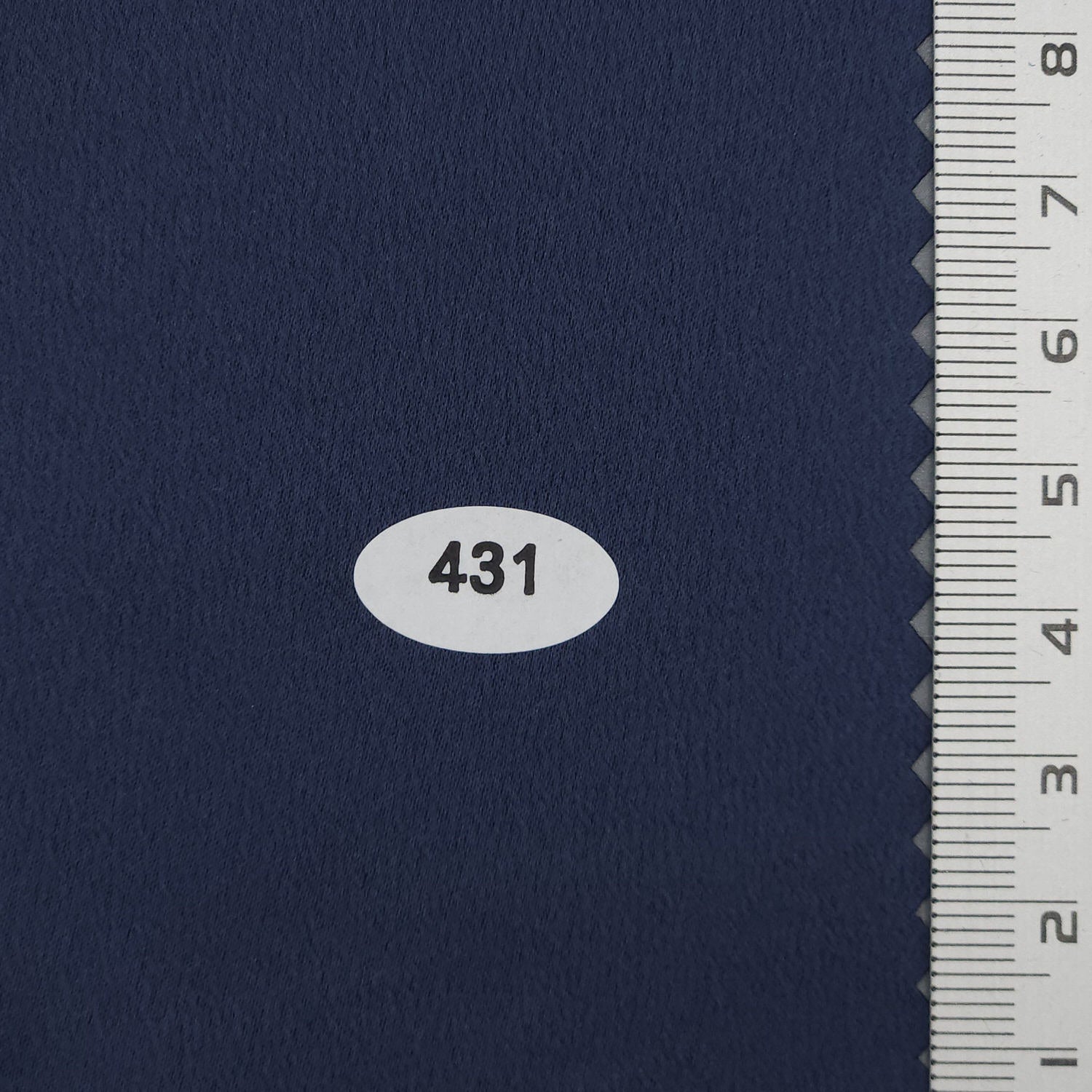 Solid Crepe Charmeuse Satin Polyester Woven Fabric - FAB 1739 - 11.Dark Navy