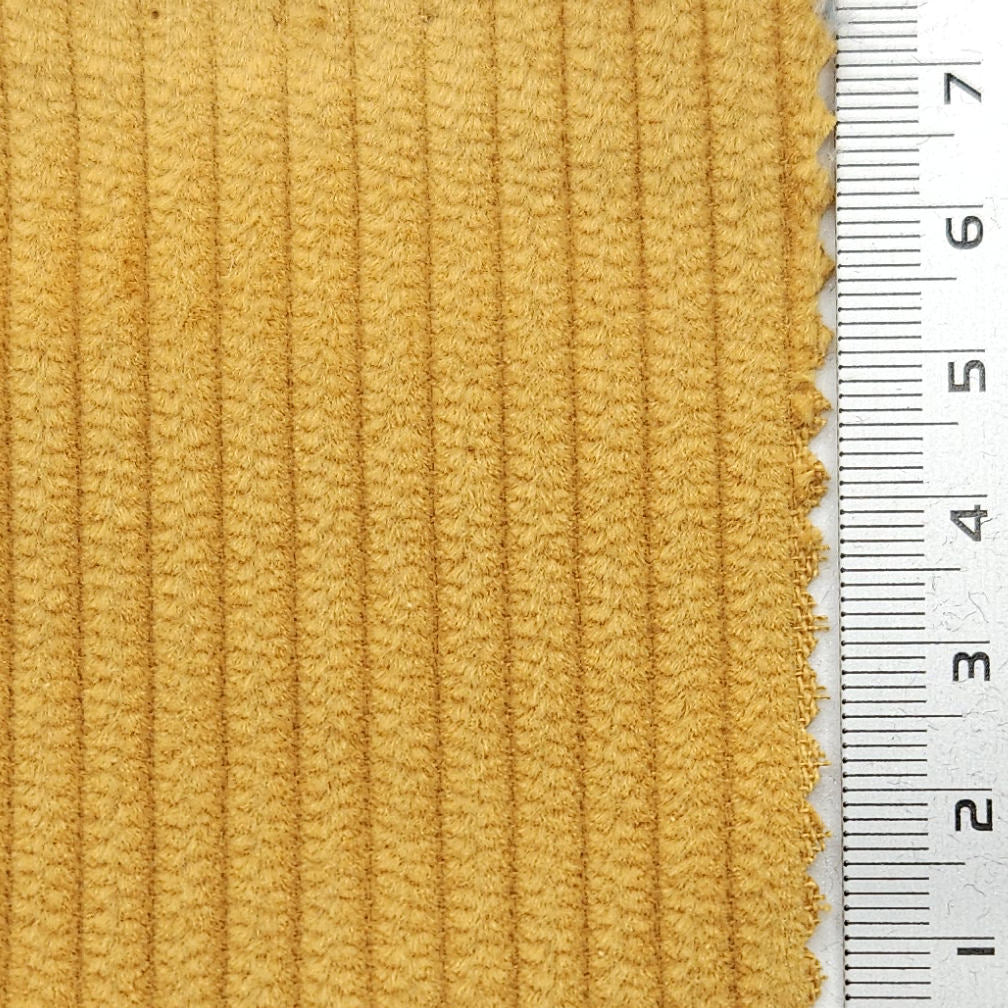 6Wale Solid Corduroy Cotton Woven Fabric - FAB 1656 - 11.Ochre