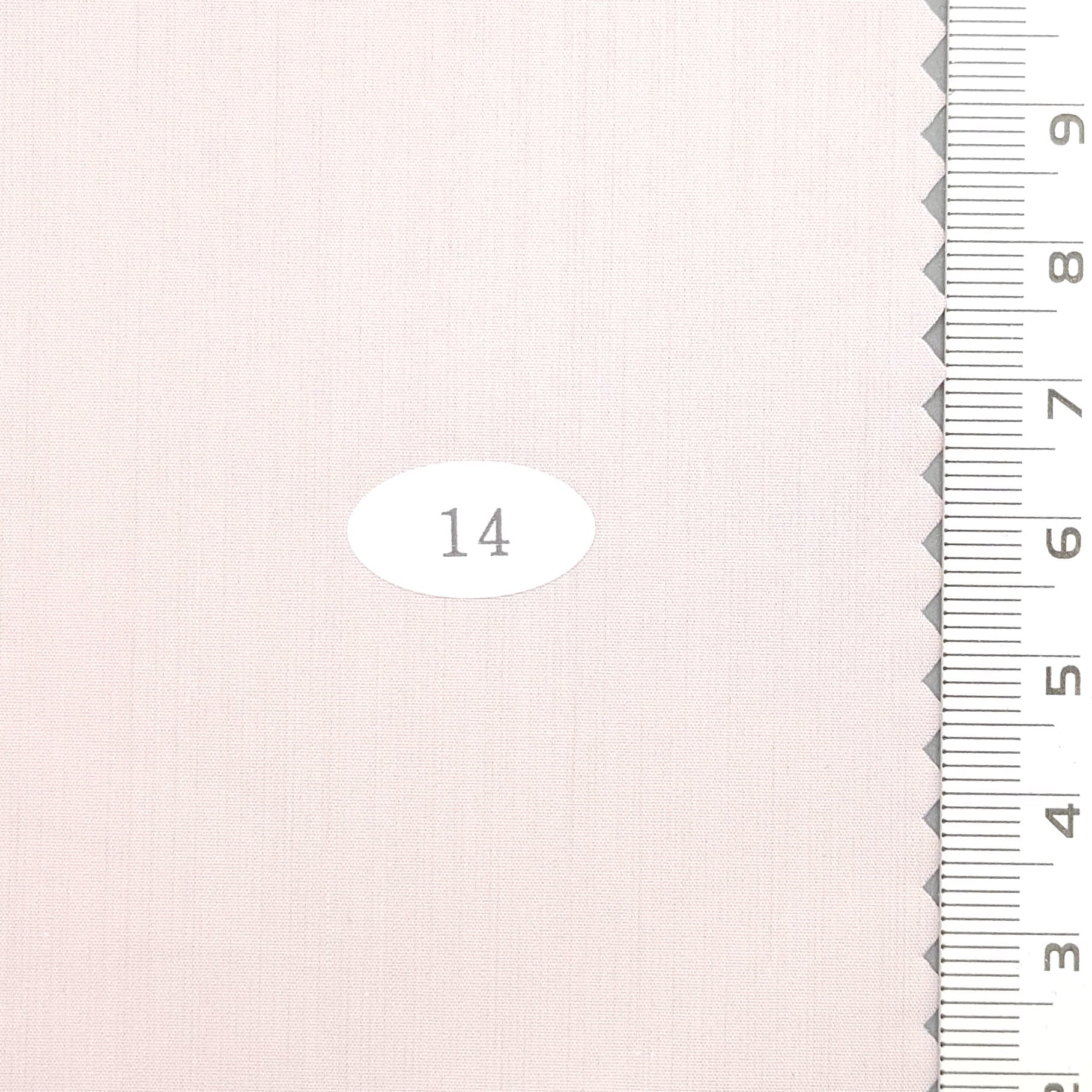 Solid Plain Recycled Cotton Polyester Woven Fabric - FAB 1700 - 11.Orangy Red
