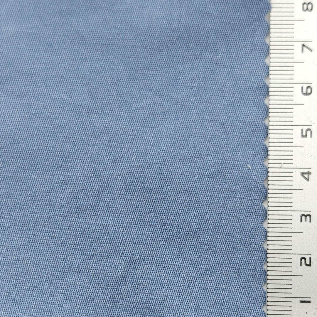 Solid Enzyme Washing 32s Cotton Spandex Woven Fabric - FAB 1651 - 11.Air Force Blue