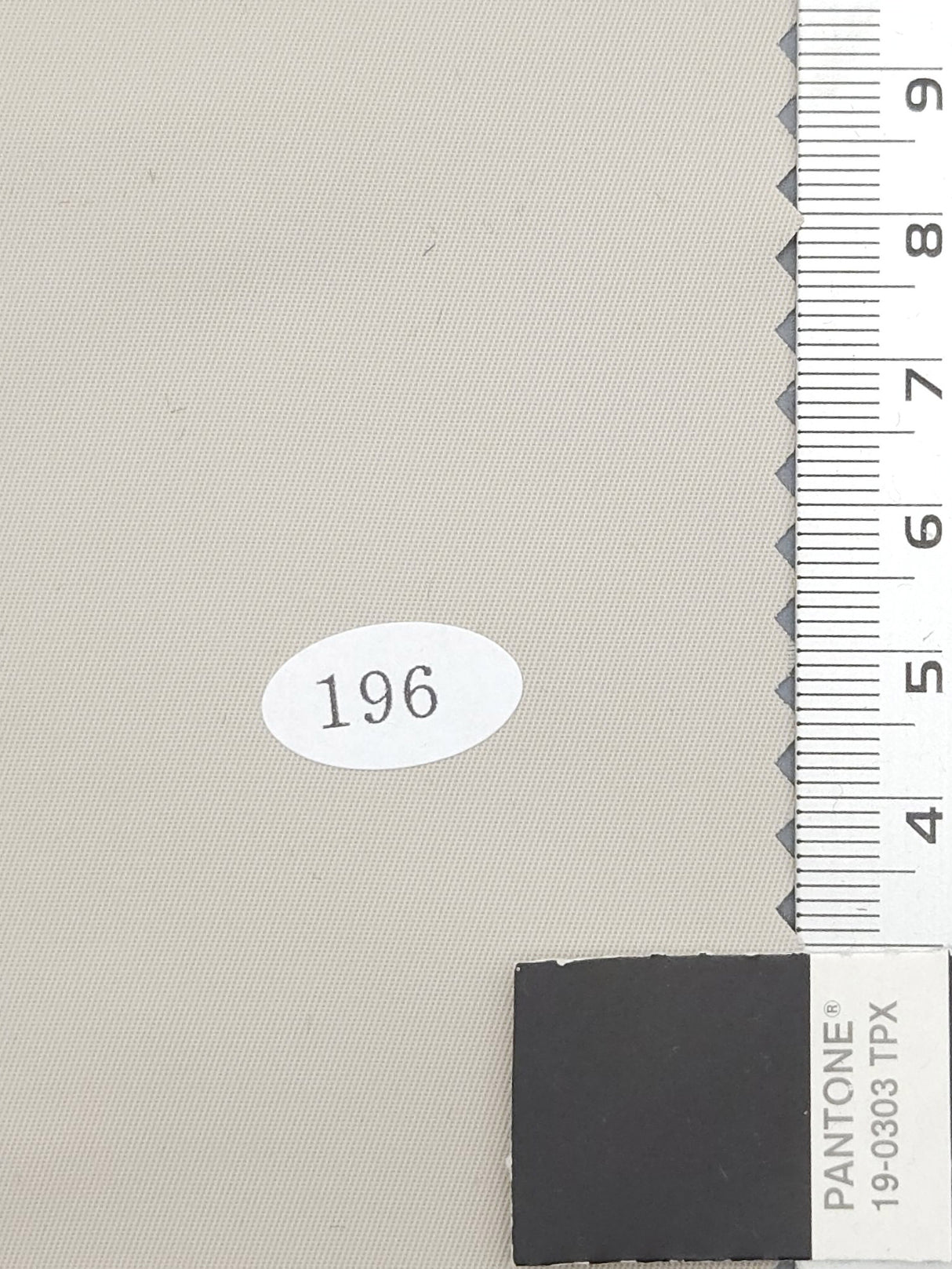 Solid Recycled Nylon Woven Fabric - FAB1681 - 1.Dusty Grey-2.Star Dust-3.Cotton Seed-4.Lemon Grass-5.Olive Haze-6.Camouflage Green-7.Smokey Grey-8.Carbon Grey-9.White-10.Eggshell