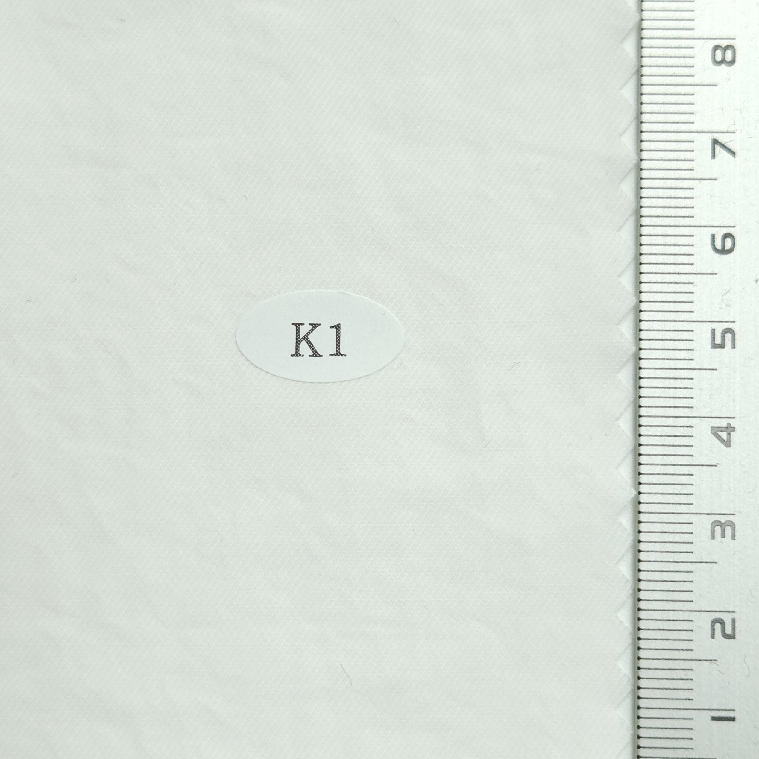 Nylon Cotton Twill Woven Fabric - FAB 1155 - 11.White (K1)