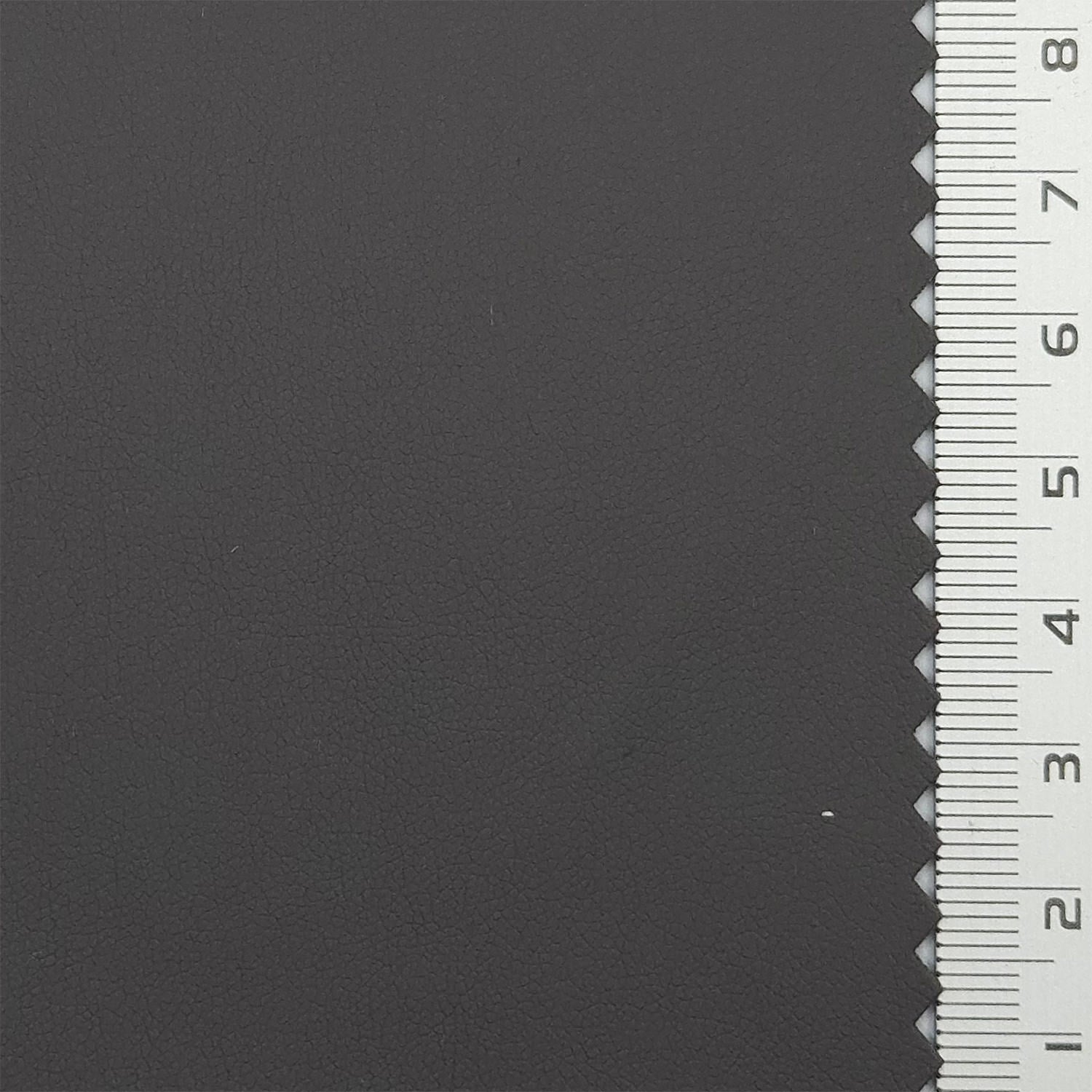 Soft Solid Leather Polyurethane Rayon Knit Fabric - FAB 1806 - 11.Dark gray