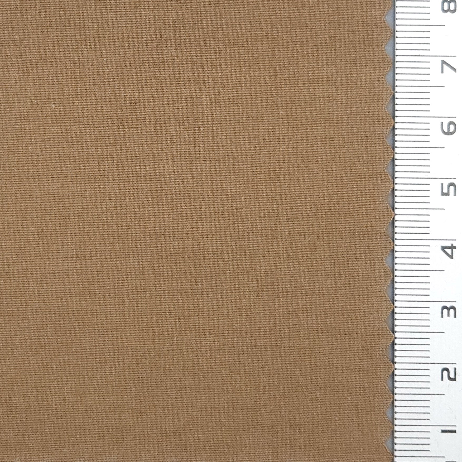 40s Solid Enzyme Washing Cotton Spandex Woven Fabric - FAB 1670 - 11.Medium Wood