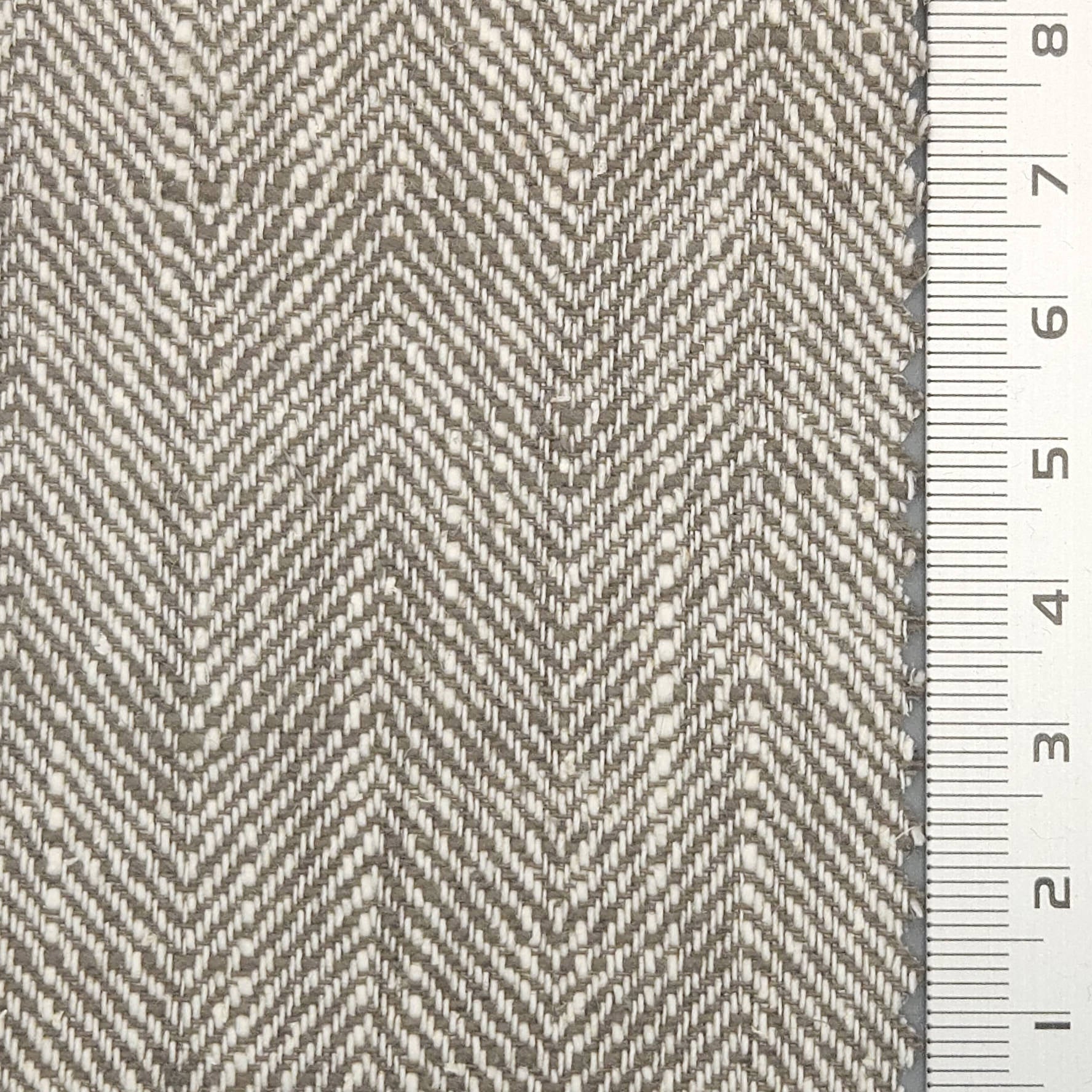 8s Herringbone Washing YarnDyed Cotton Linen Woven Fabric - FAB 1676 - 12.Cotton Seed
