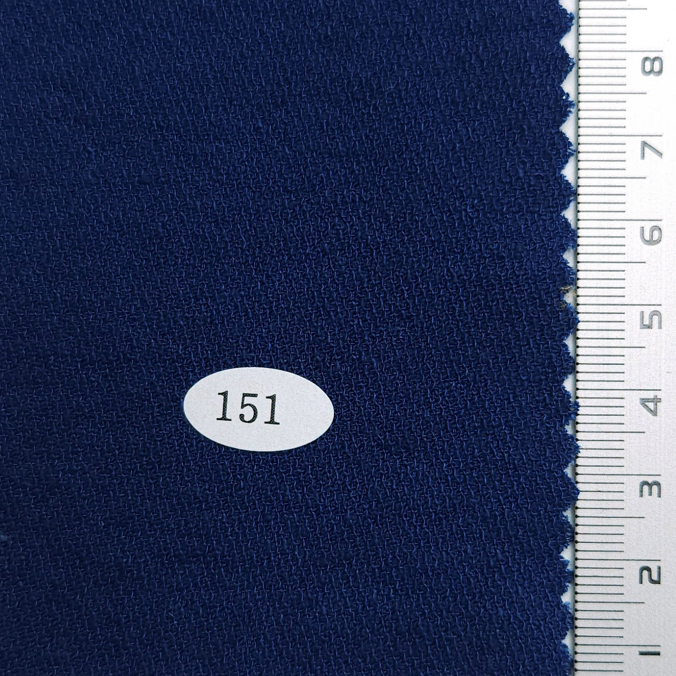 Solid Dobby Washing Linen Rayon Woven Fabric - FAB 1565 - 12.Sapphire