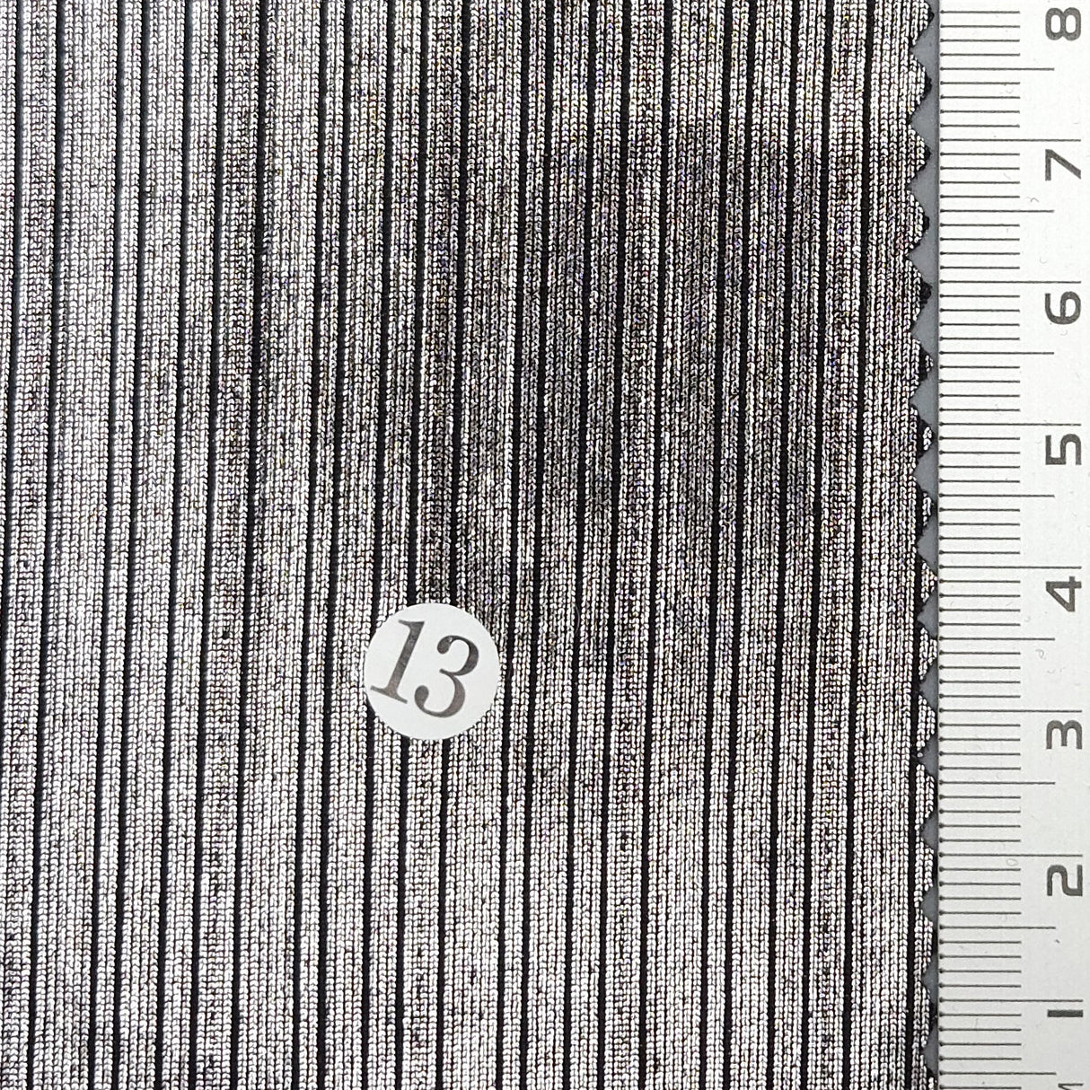 Solid Foil Irregular Slinky Polyester Spandex Knit Fabric - FAB1697 - 1.White/Silver (2)-2.White/Gold (1)-3.Grey/Silver (3)-4.Grey/Gold (4)-5.Beige/Silver (6)-6.Beige/Gold (7)-7.Royal/Silver (8)-8.Brown/Gold (9)-9.Teal/Silver (10)-10.Brown/Silver (11)