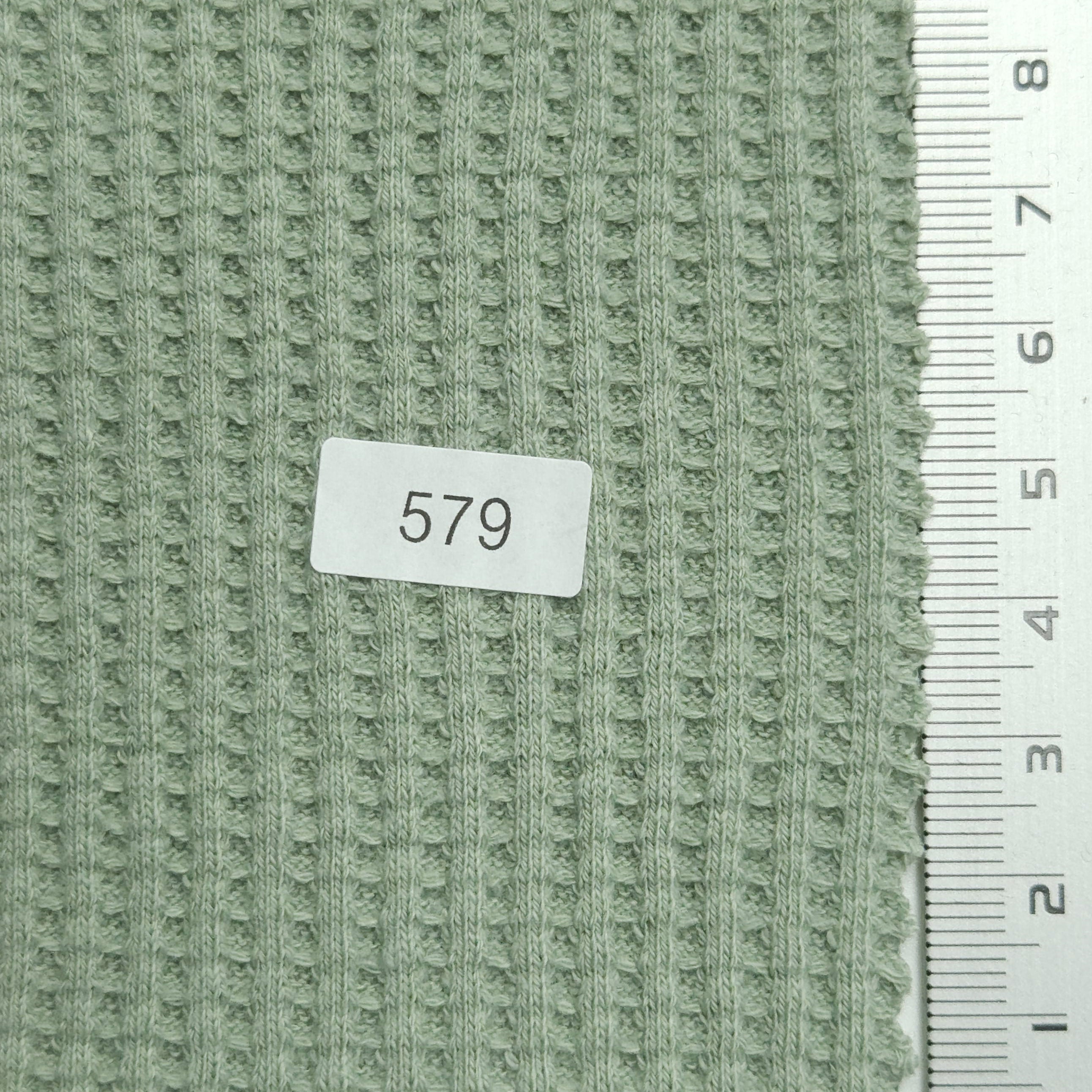 Rib Cotton Spandex Knit - FAB 1360 - 12.Blue Smoke