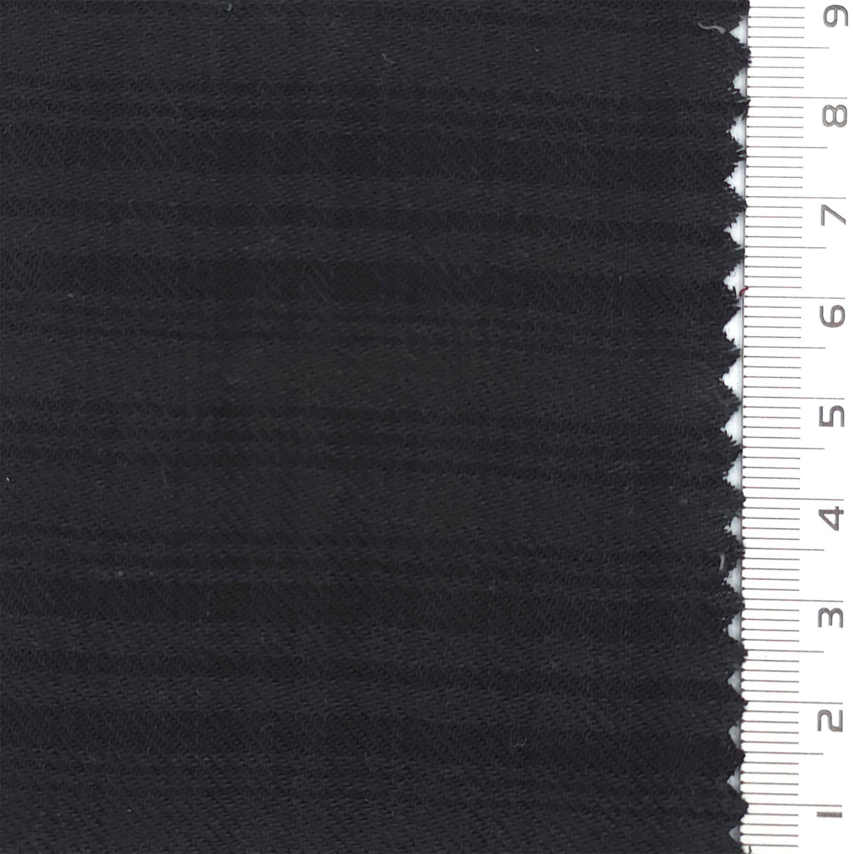 Black Check Cotton Rayon Woven Fabric - FAB1826