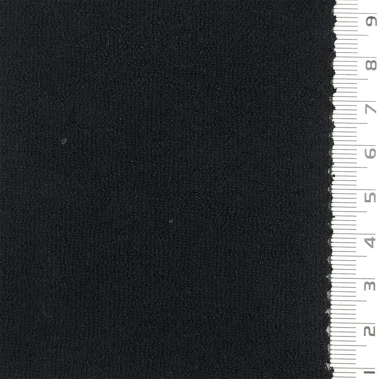 Towelling Solid Terry Cotton Polyester Knit Fabric - FAB1766 - 1.Light pink-2.White-3.Ivory-4.Light beige-5.Pale yellow-6.Tan-7.Dark green-8.Forest green-9.Charcoal gray-10.Taupe