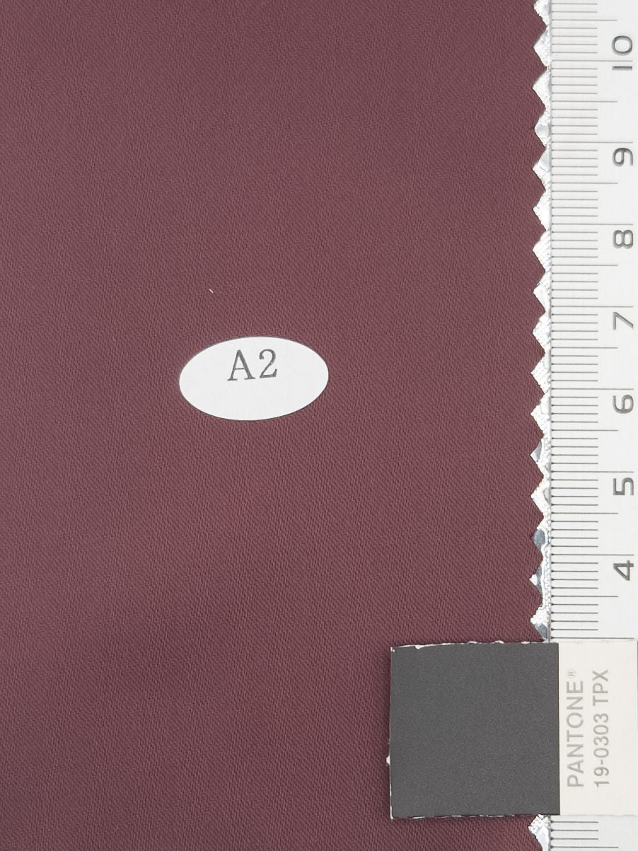 Solid Recycled Satin Spandex Polyester Woven Fabric - FAB1711 - 1.Reddish Orange-2.Martini-3.Brownish Grey-4.Bone-5.Ivory-6.Sandrift-7.N/A-8.Flint-9.Jet Grey-10.Blue Bayoux