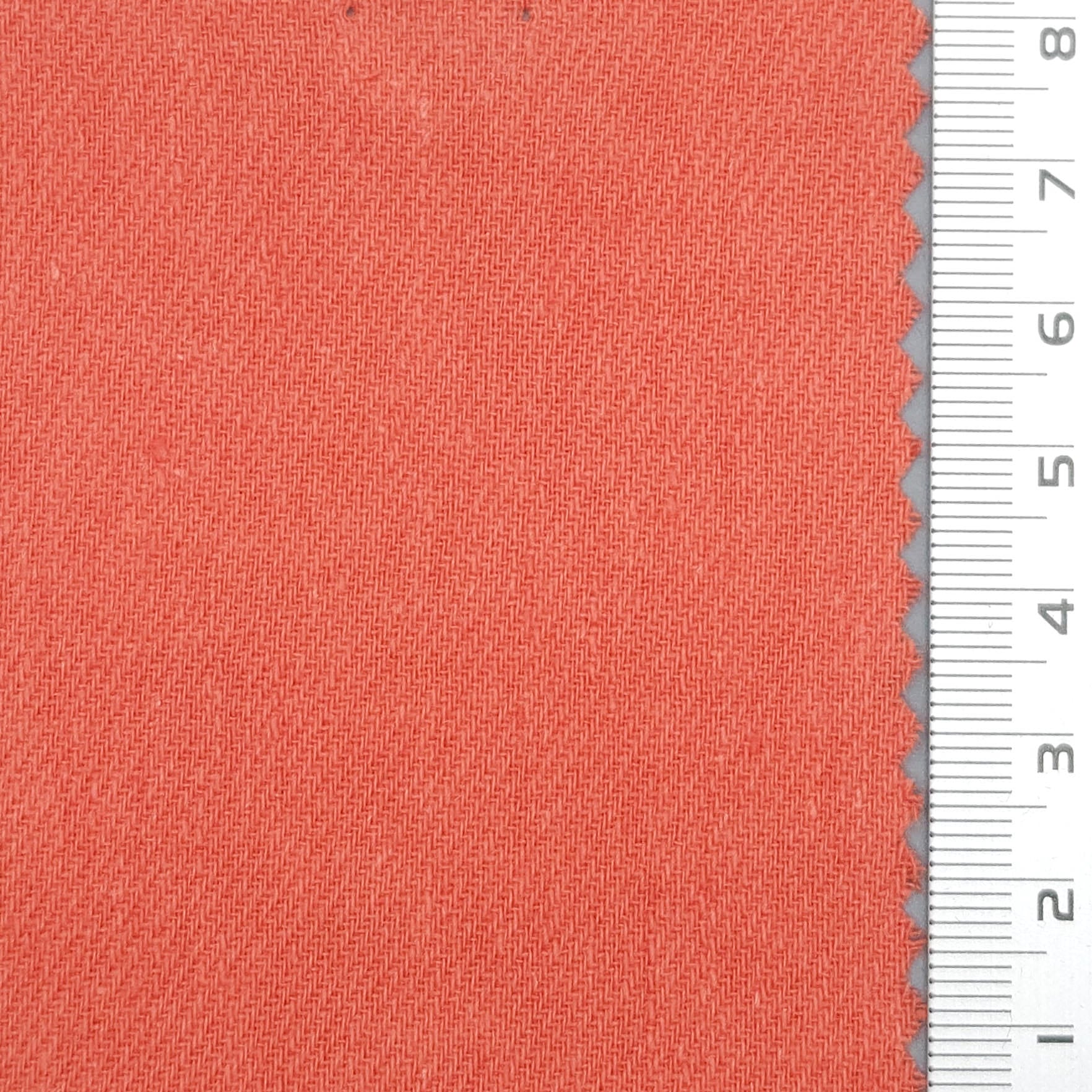 Solid Enzyme Washing Cotton Linen Woven Fabric - FAB 1663 - 13.Flamingo