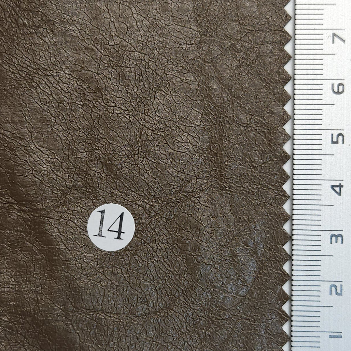 Solid Leather Polyurethane Nylon Rayon Woven Fabric - FAB 1607 - 14.FAB1607-14