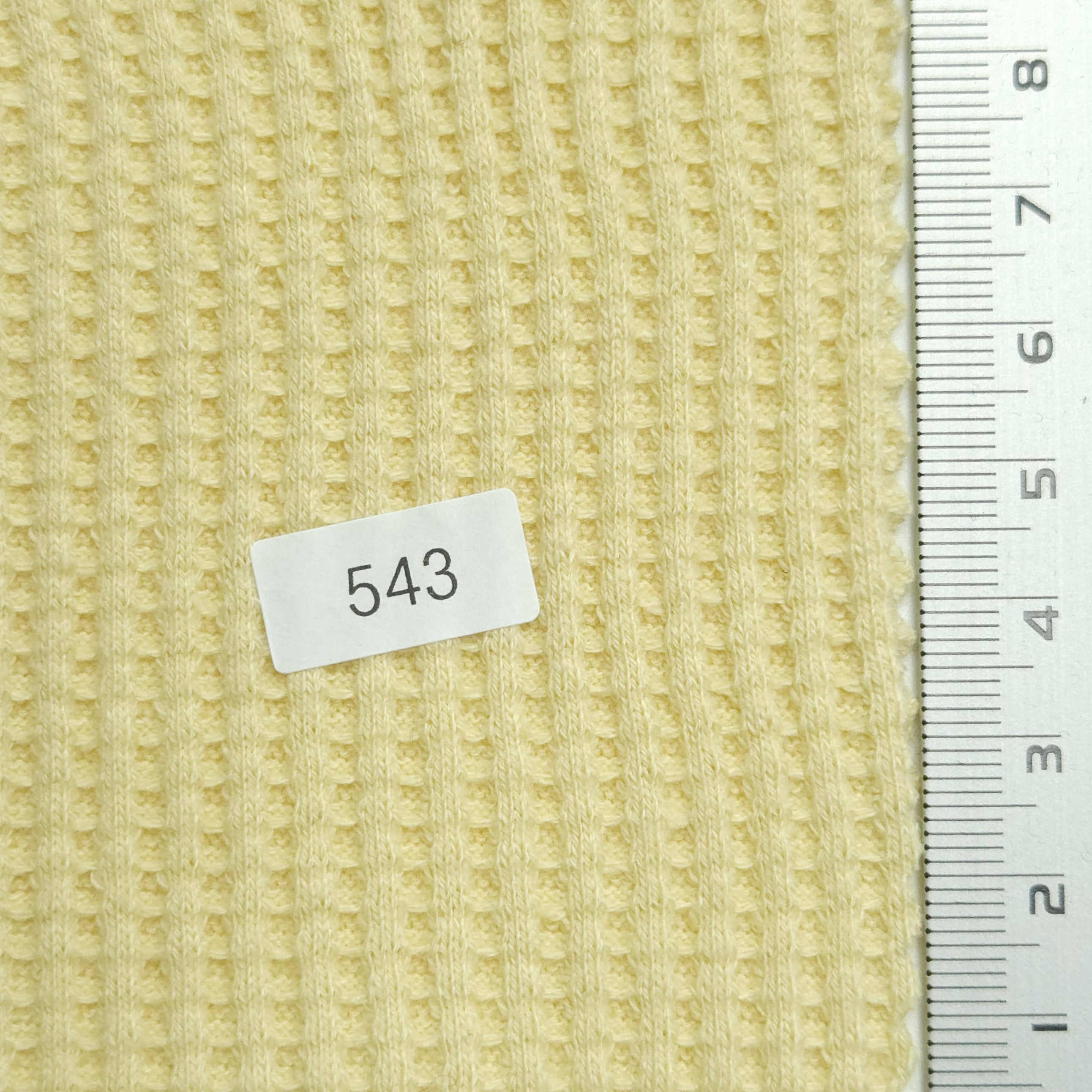 Rib Cotton Spandex Knit - FAB 1360 - 14.Straw