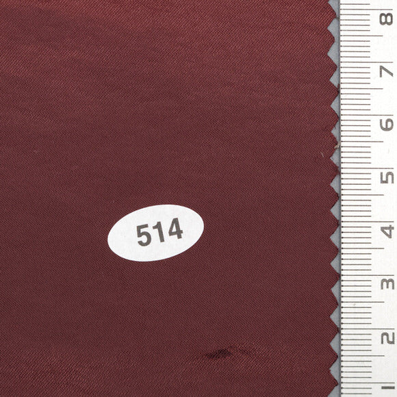 Solid Satin Polyester Rayon Woven Fabric - FAB 1736 - 14.Burgundy