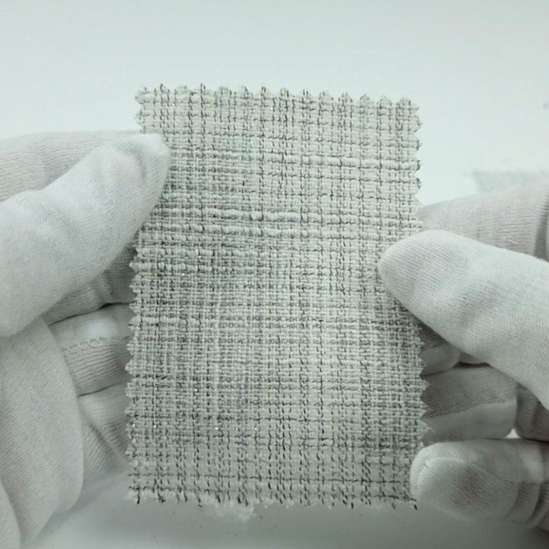 Tweed Polyester Woven Fabric - FAB 1507 -