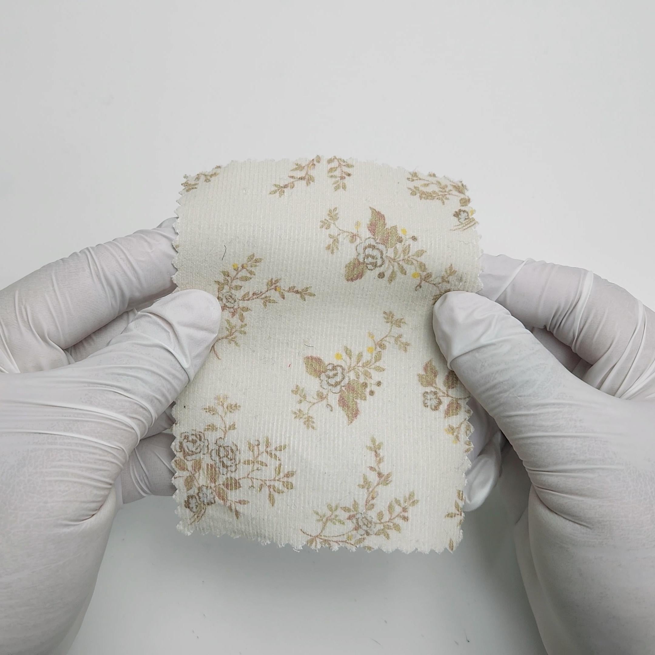 Print Floral Cotton Woven Fabric - FAB 1577 -