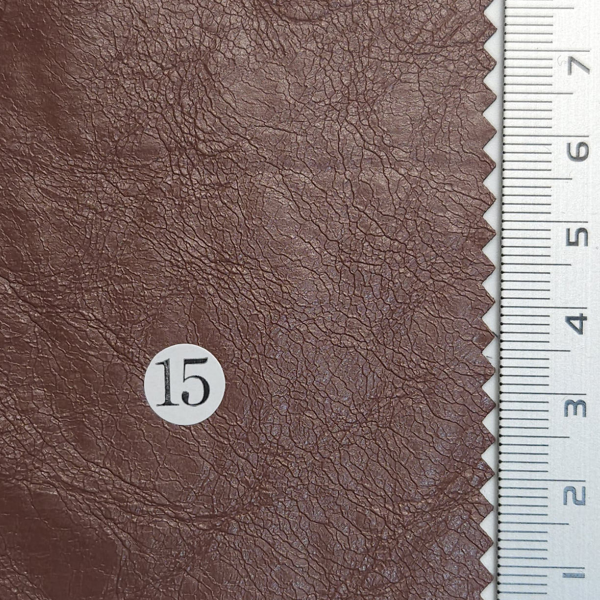 Solid Leather Polyurethane Nylon Rayon Woven Fabric - FAB 1607 - 15.FAB1607-15