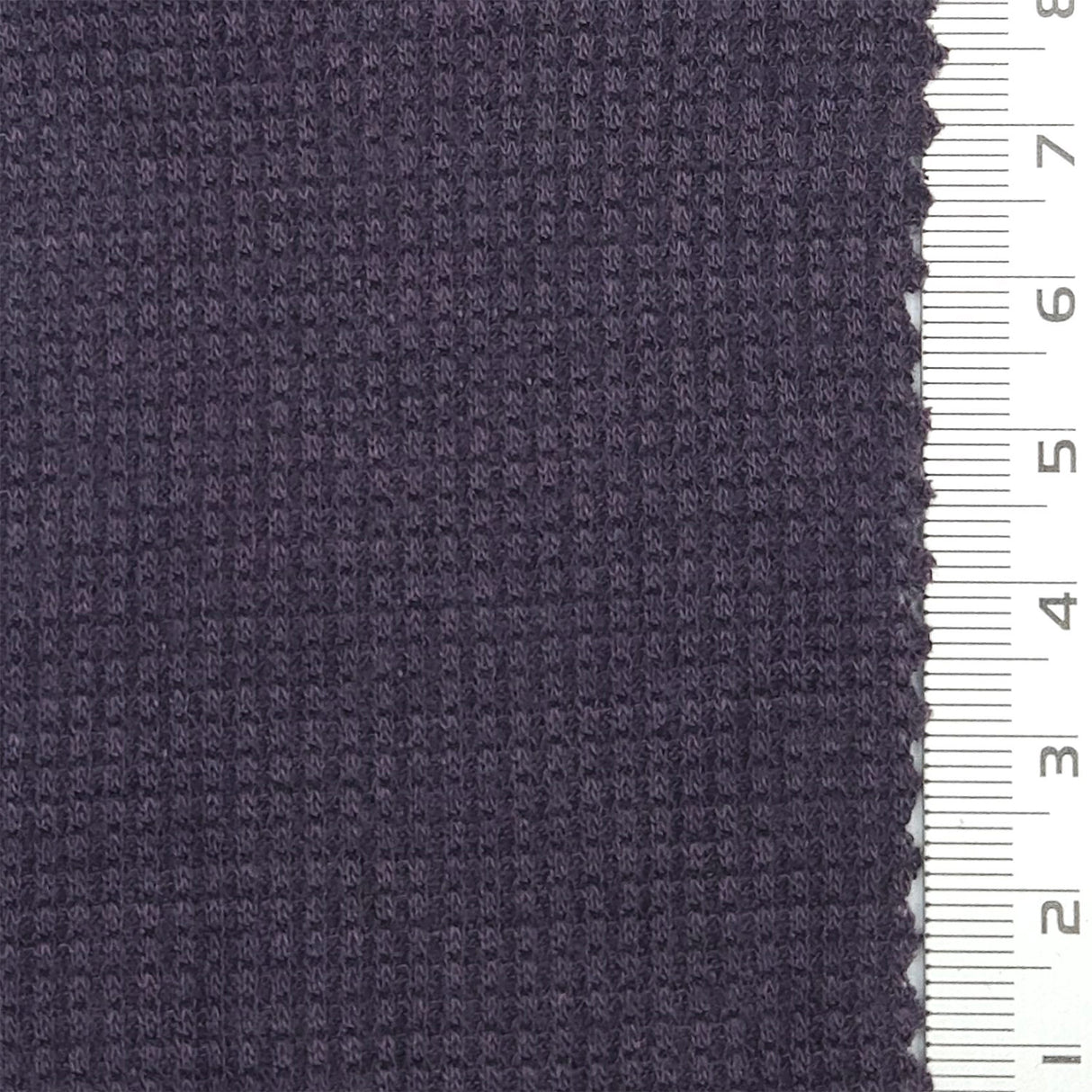 Solid Waffle Spandex Rayon Polyester Knit Fabric - FAB1809 - 1.Dusty pink-2.White-3.Gray Pink-4.Gray Blue-5.Beige-6.Lilac-7.Red-8.Green-9.Yellow-10.Purple