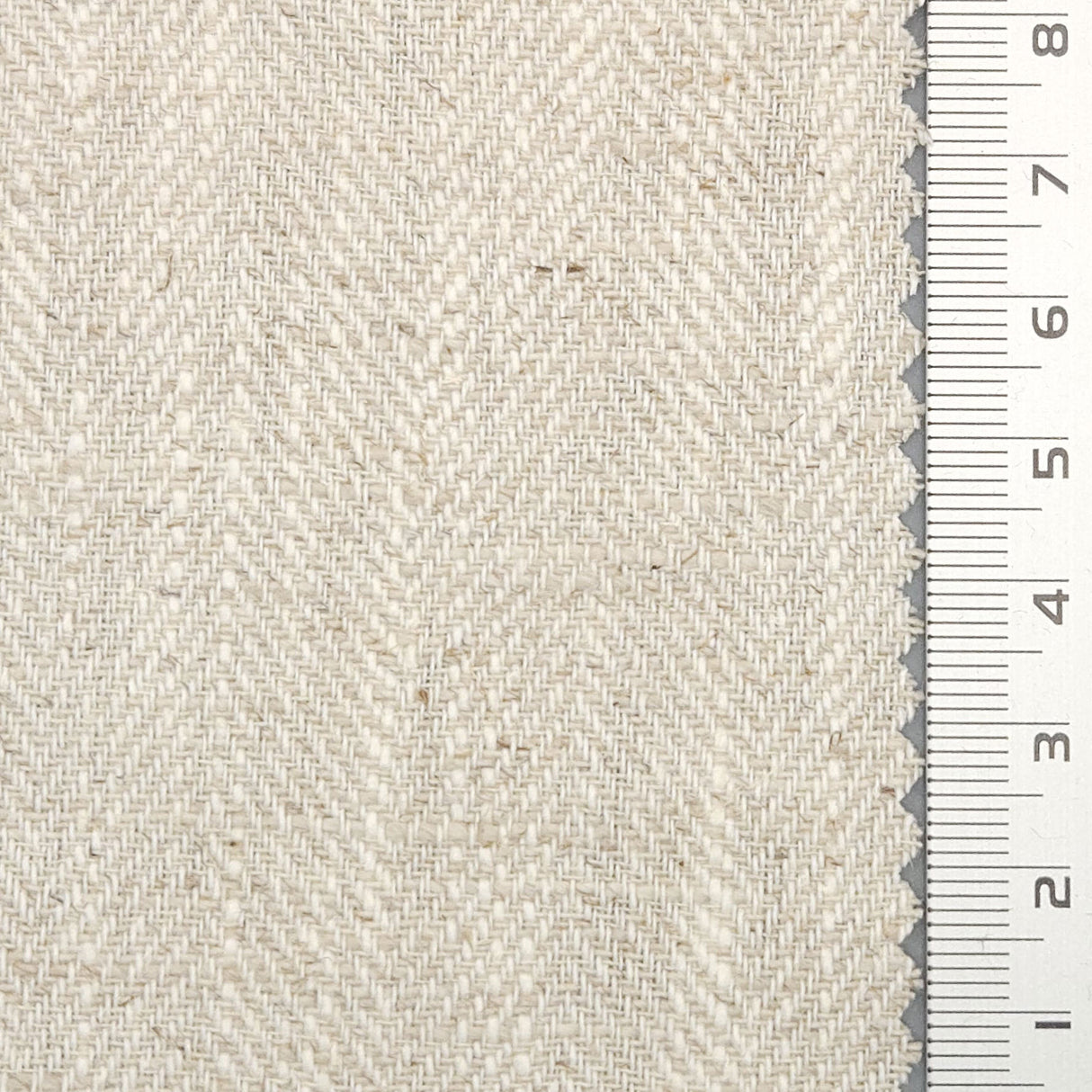 8s Herringbone Washing YarnDyed Cotton Linen Woven Fabric - FAB1676 - 1.Cloud-2.Pale Slate-3.Cold Turkey-4.Bizarre-5.Double Pearl Lusta-6.Dutch White-7.Spindle-8.Logan-9.Mischka-10.Spanish Green