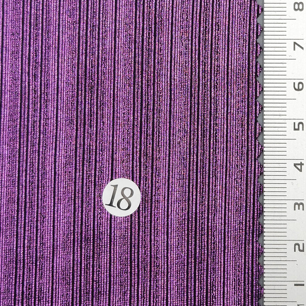 Solid Foil Irregular Slinky Polyester Spandex Knit Fabric - FAB1697 - 1.White/Silver (2)-2.White/Gold (1)-3.Grey/Silver (3)-4.Grey/Gold (4)-5.Beige/Silver (6)-6.Beige/Gold (7)-7.Royal/Silver (8)-8.Brown/Gold (9)-9.Teal/Silver (10)-10.Brown/Silver (11)