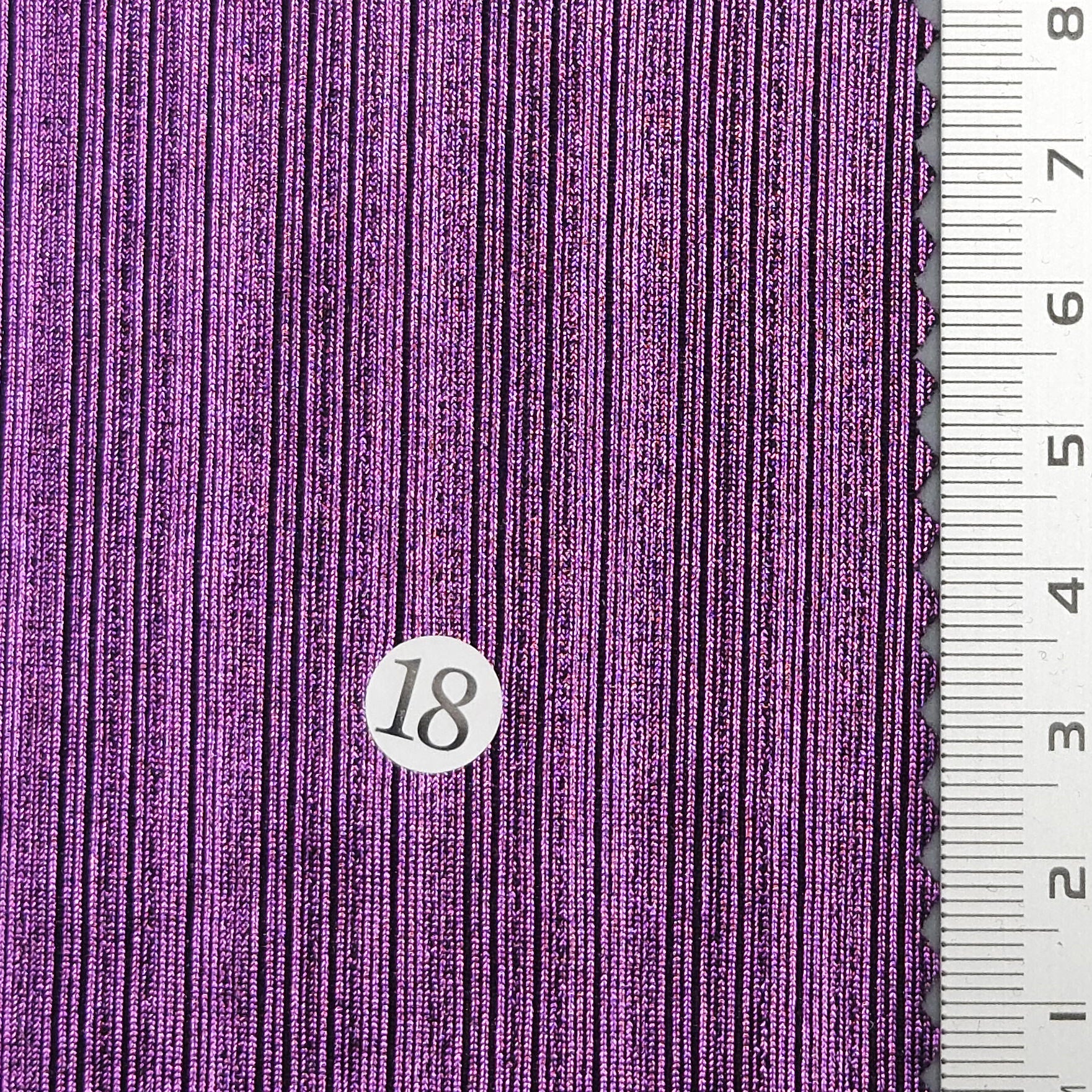 Solid Foil Irregular Slinky Polyester Spandex Knit Fabric - FAB 1697 - 15.Black Purple (18)