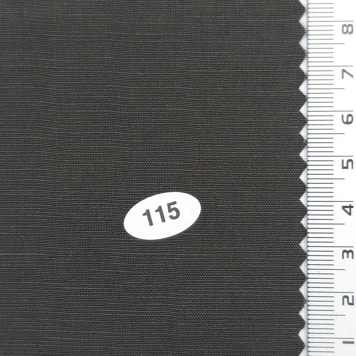 Charcoal Gray - Linen Textured LR Woven Fabric - FAB1853